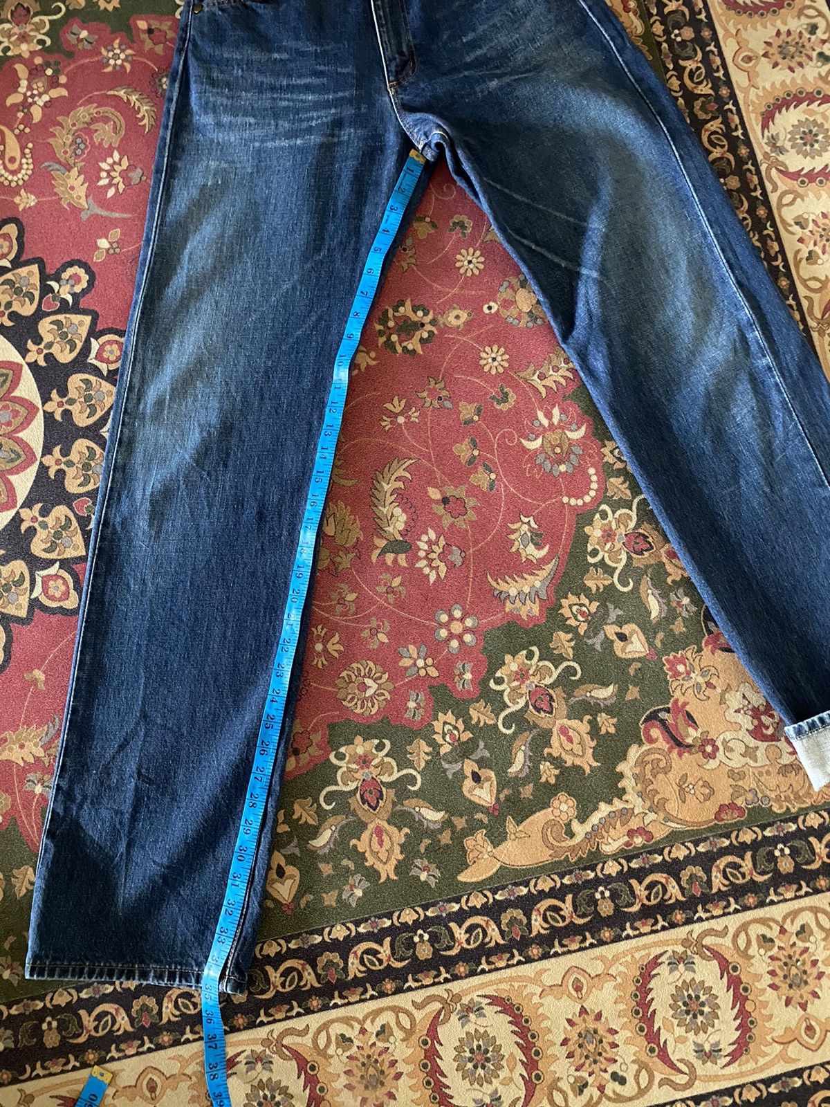 Japanese Brand × Vintage × Wrangler Vintage Wrangler Selvedge Denim Redline Pant Size US 28 / EU 44 - 18 Thumbnail