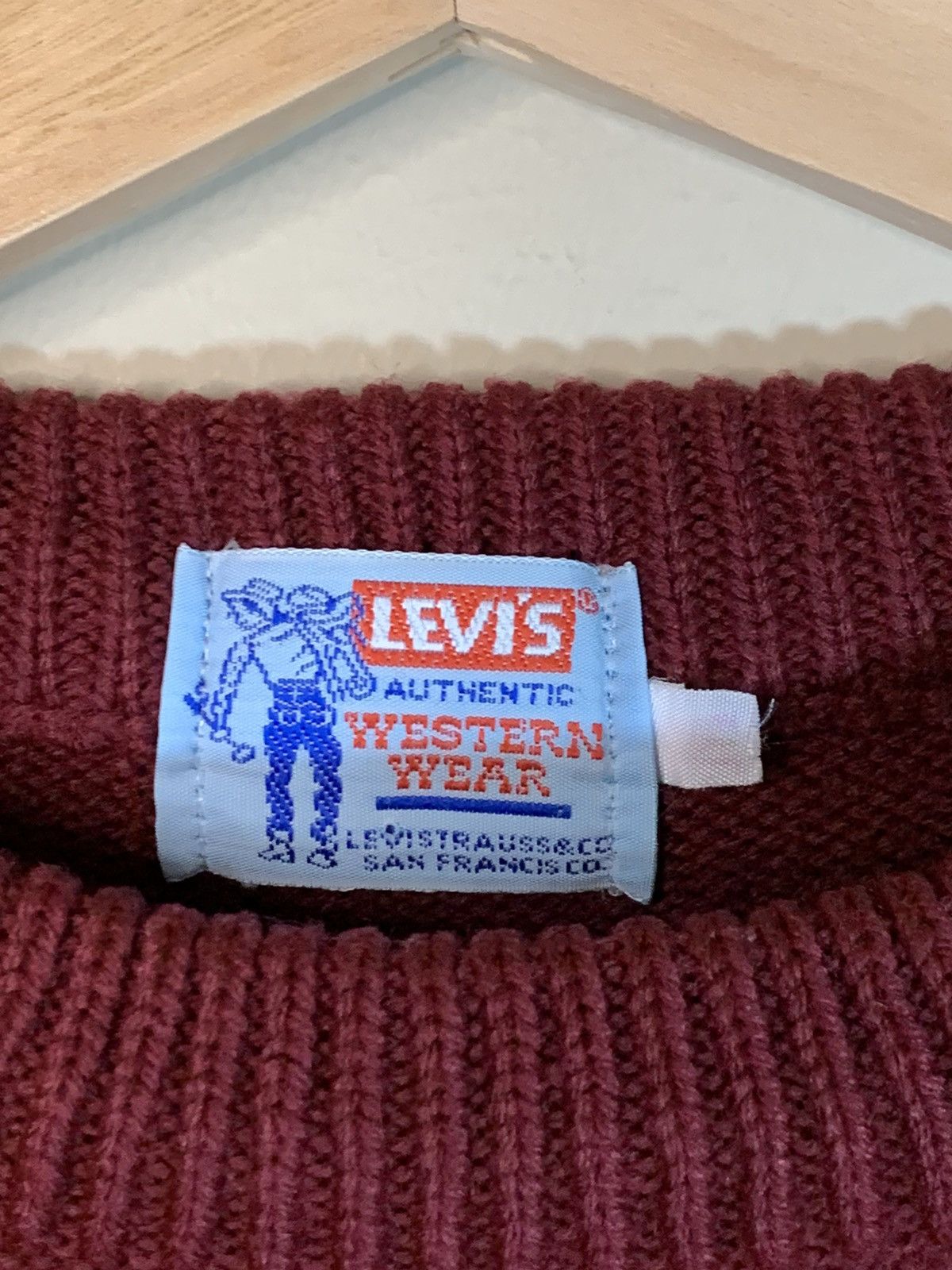 Levi's × Levi's Vintage Clothing × Vintage *RARE* Vintage 50’s Levi’s Western Wear 501 Knit Sweater - M Size US M / EU 48-50 / 2 - 7 Thumbnail