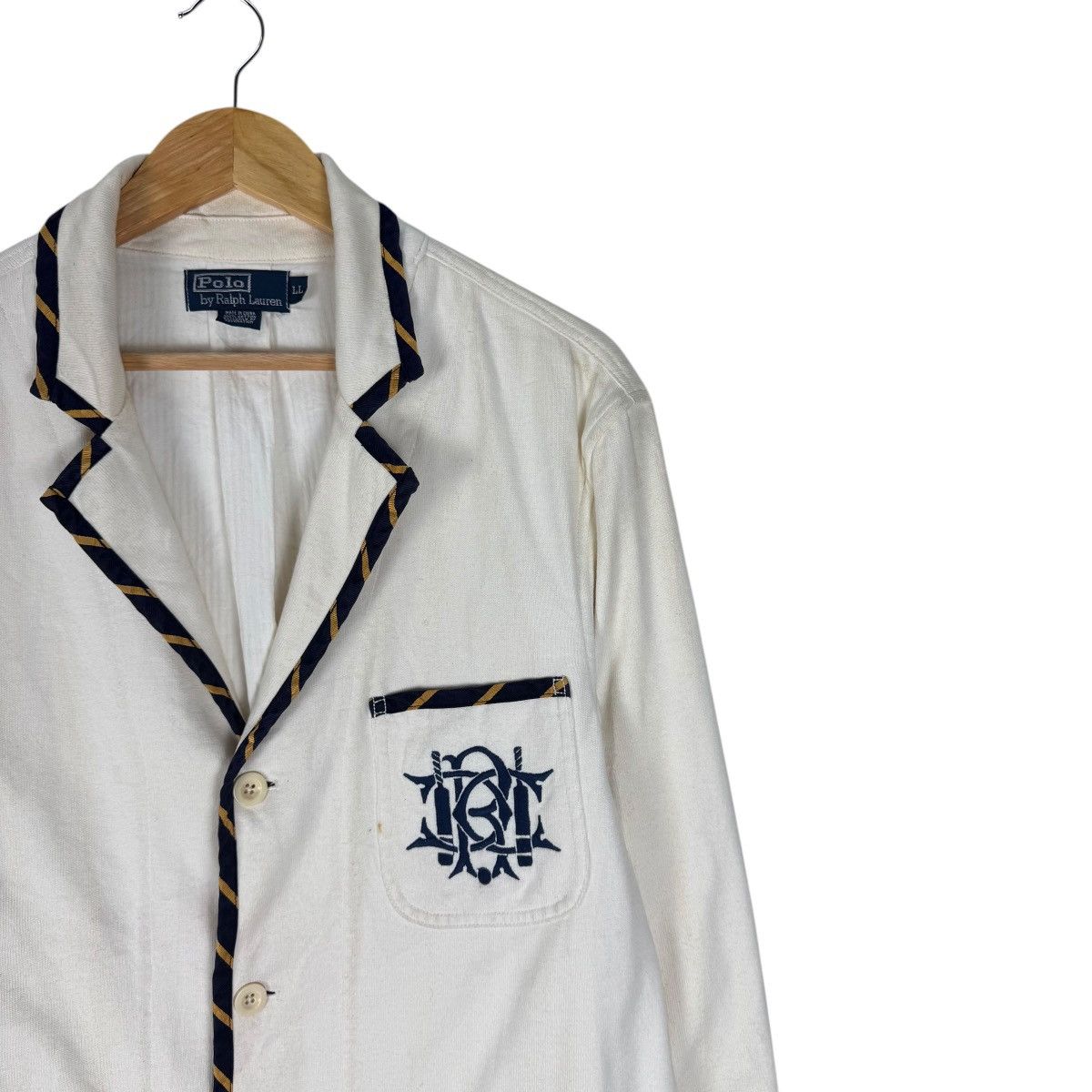 Polo Ralph Lauren 🌟POLO RL BLAZER COAT Size US L / EU 52-54 / 3 - 4 Thumbnail