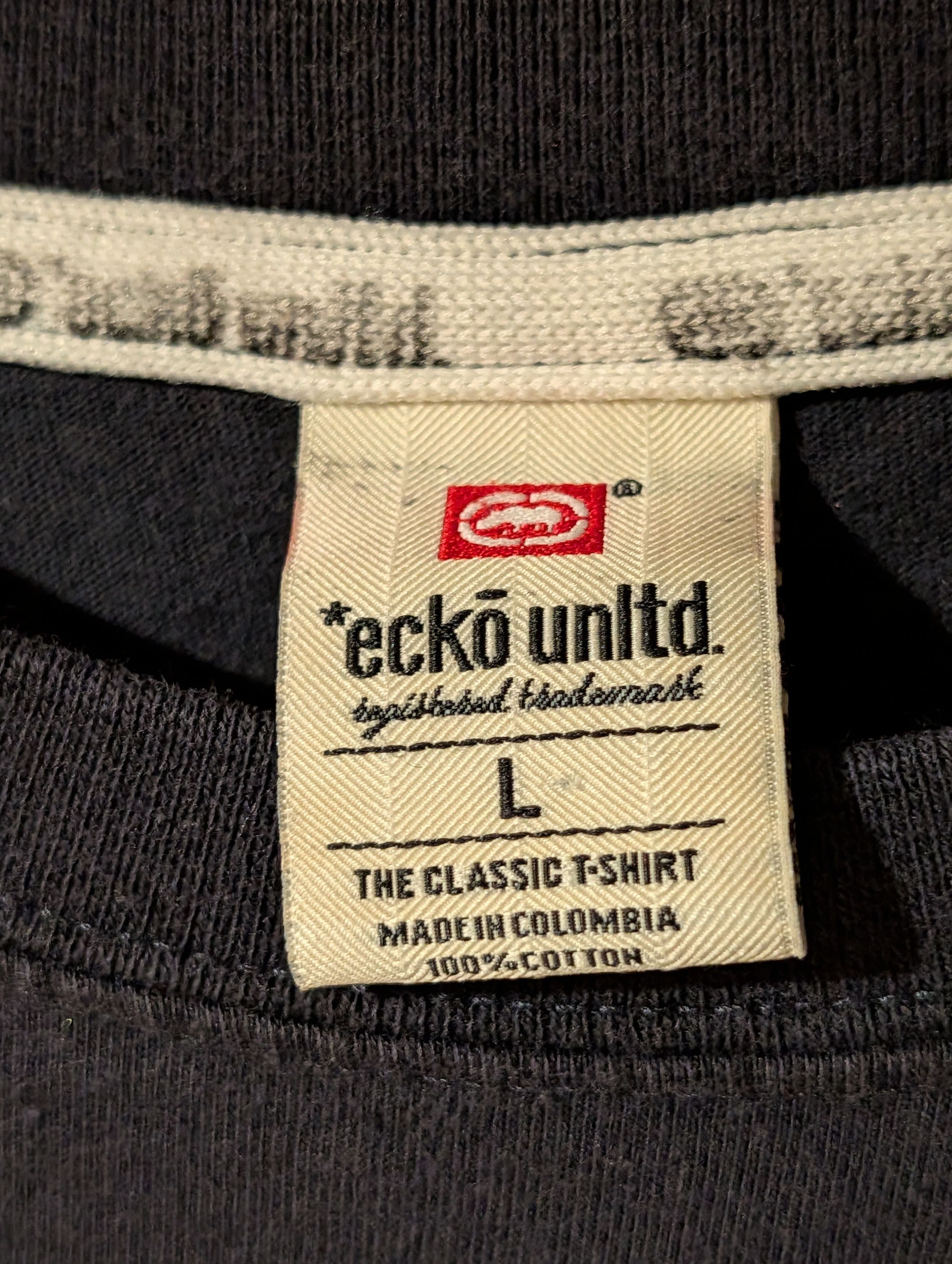 Ecko Unltd. Vintage Y2K Ecko Unlimited Logo Blue Large T-Shirt Size US L / EU 52-54 / 3 - 4 Thumbnail