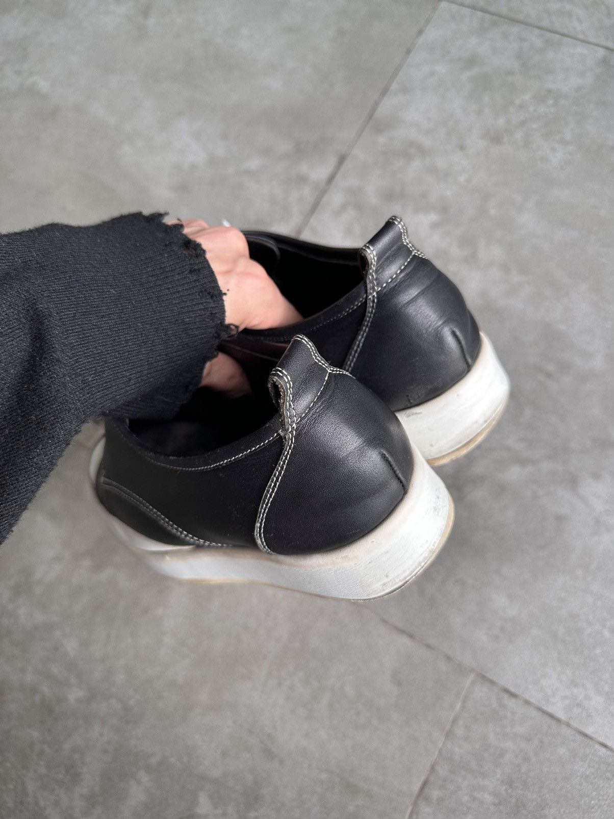 Other DAVID STONE LOW TOP RICK OWENS ALIKE BOOTS Size US 7.5 / EU 40-41 - 2 Thumbnail