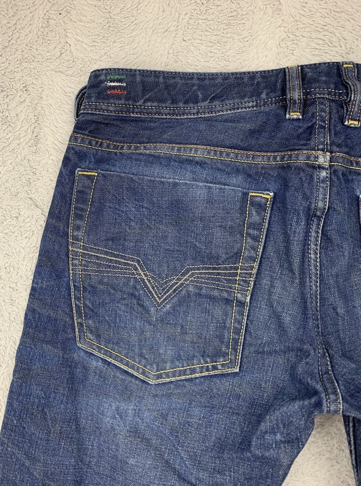 Diesel Diesel Zatiny Jeans Men’s W33/34 L28 00819 Made In Italy Size US 33 - 5 Thumbnail