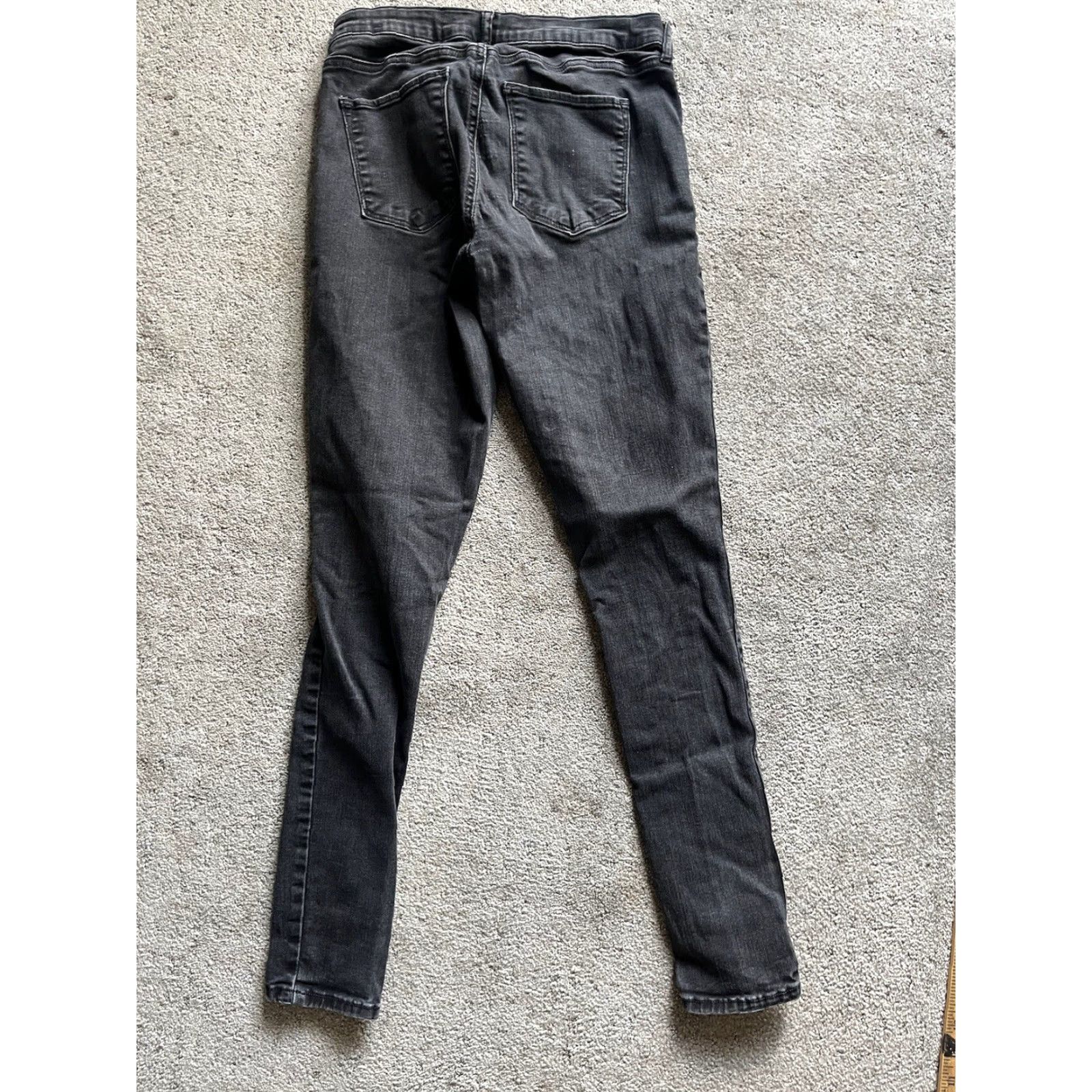 Gap Gap Jeans Womens Size 30 Tall Regular Favorite Black Denim Jegging Stretch 5-Pocket Design Size 30" / US 8 / IT 44 - 3 Thumbnail