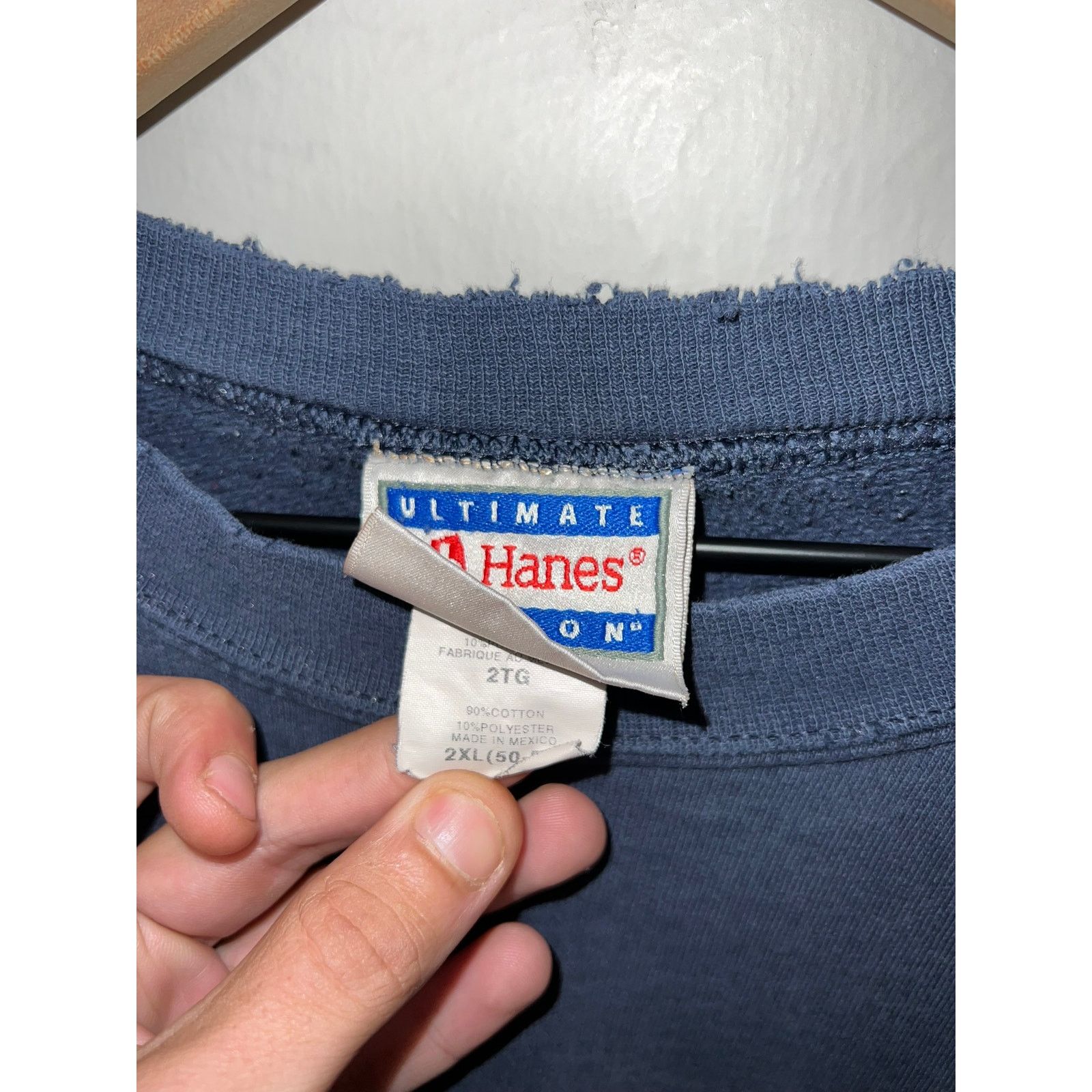 Hanes Vintage US Army Sweatshirt Evans Hospital Fort Carson 90s 2X Size US XXL / EU 58 / 5 - 6 Thumbnail