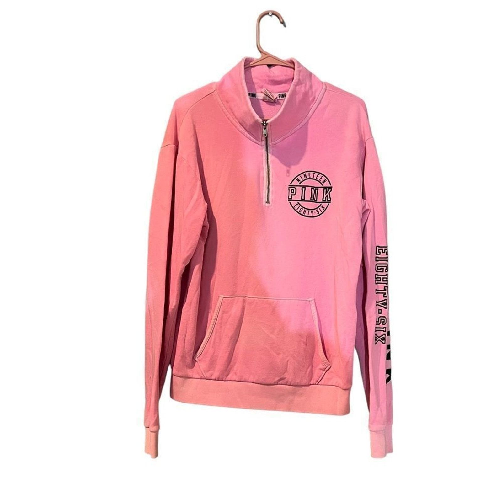 Pink PINK Victoria's Secret Pullover Sweatshirt Womens Small Pink Size S / US 4 / IT 40 - 2 Thumbnail