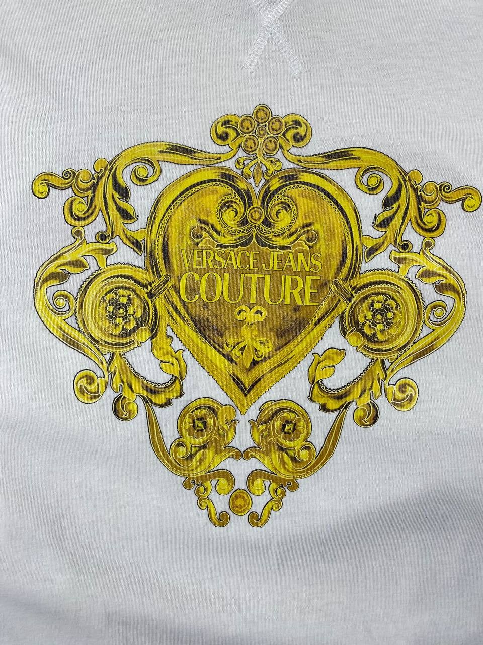 Versace Versace Jeans Couture Baroque Big Logo T-Shirt Size US XL / EU 56 / 4 - 3 Thumbnail