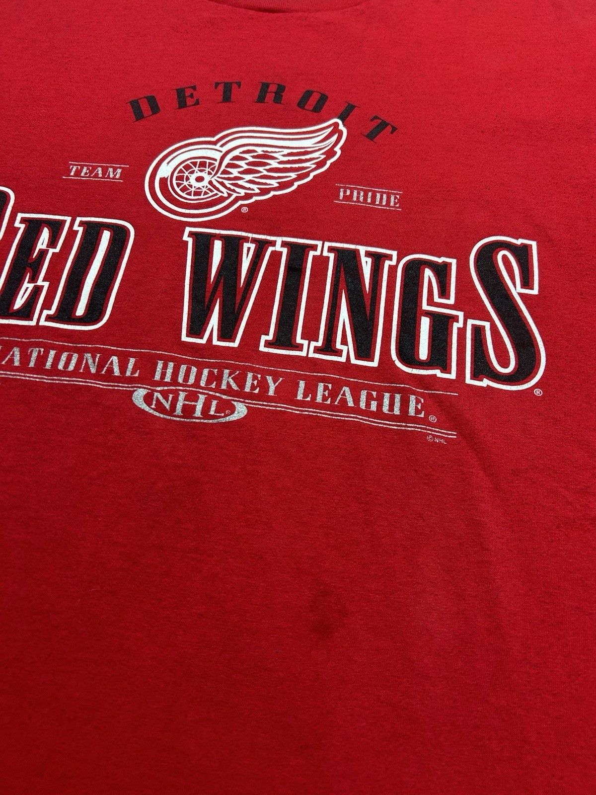 Vintage Vtg 90s t shirt Detroit red wings NHL hockey Lee sport XL Size US XL / EU 56 / 4 - 3 Thumbnail