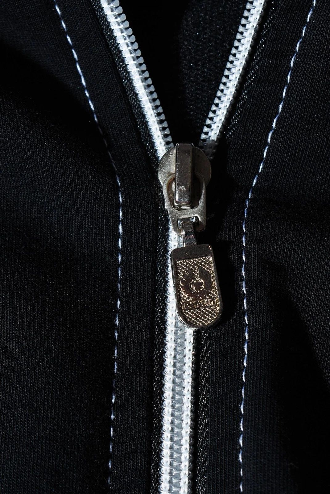 Belstaff Women's Belstaff Track Jacket Black Full Zip Contrast Stitch Size M / US 6-8 / IT 42-44 - 4 Thumbnail
