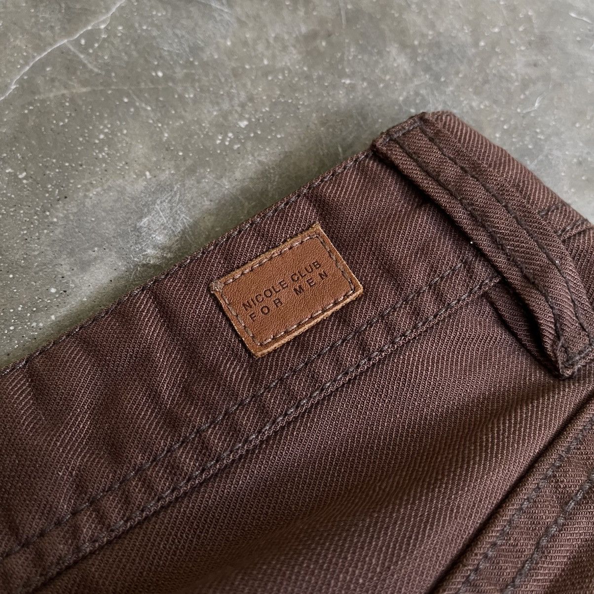 Nicole Club 2000s Nicole Club for Men Cargo Flared Pants Size US 29 - 9 Thumbnail