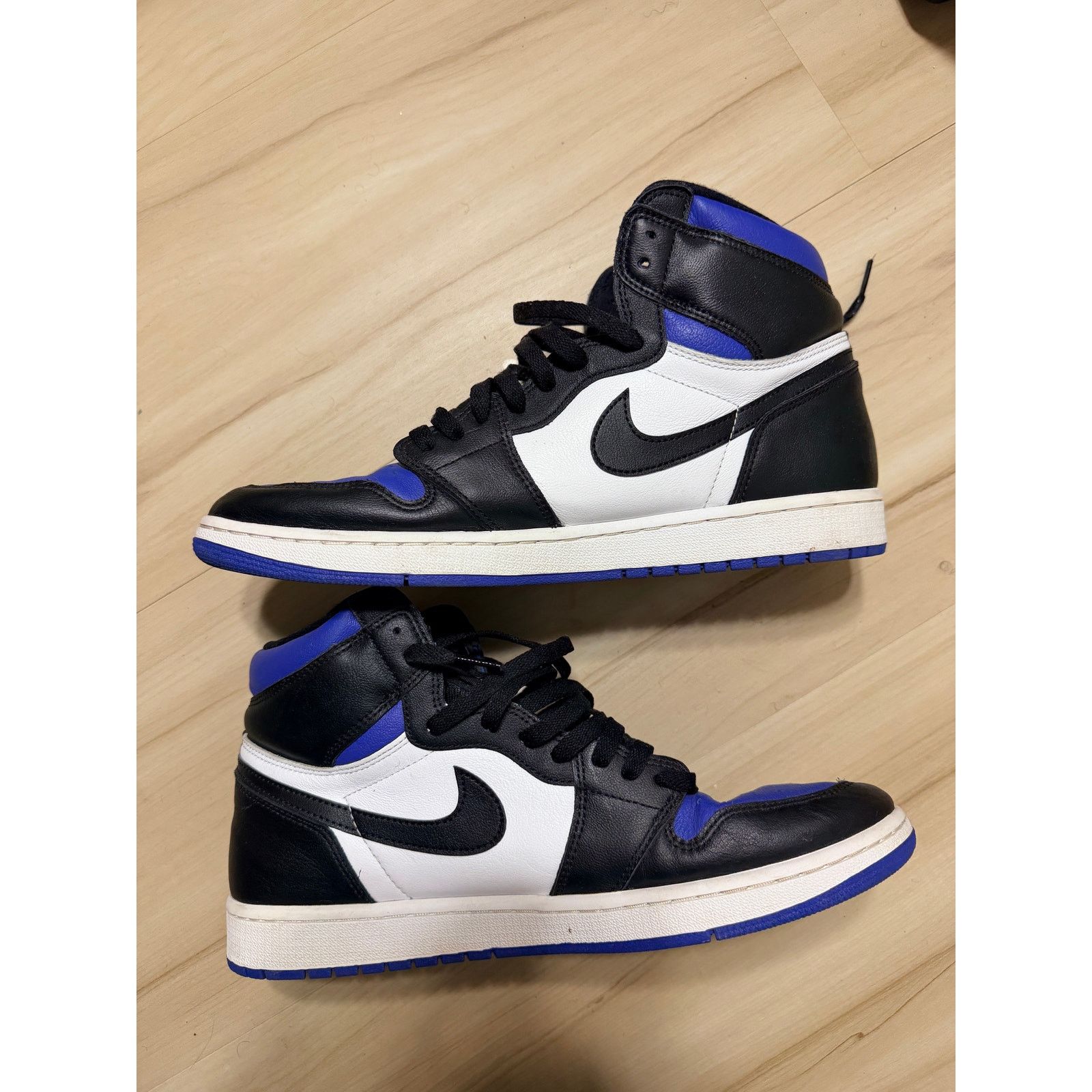 Jordan Brand Preowned Men's Air Jordan Retro 1 Royal Toe EUC Sz 13 Size US 13 / EU 46 - 1 Thumbnail