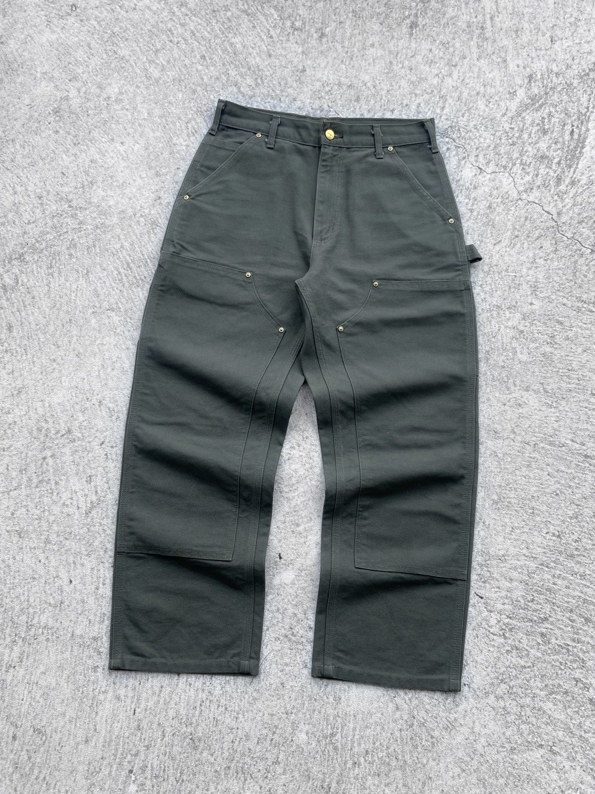 Other CARHART B01 DOUBLE KNEE PANT MOSS 30x30 Size US 30 / EU 46 - 2 Thumbnail
