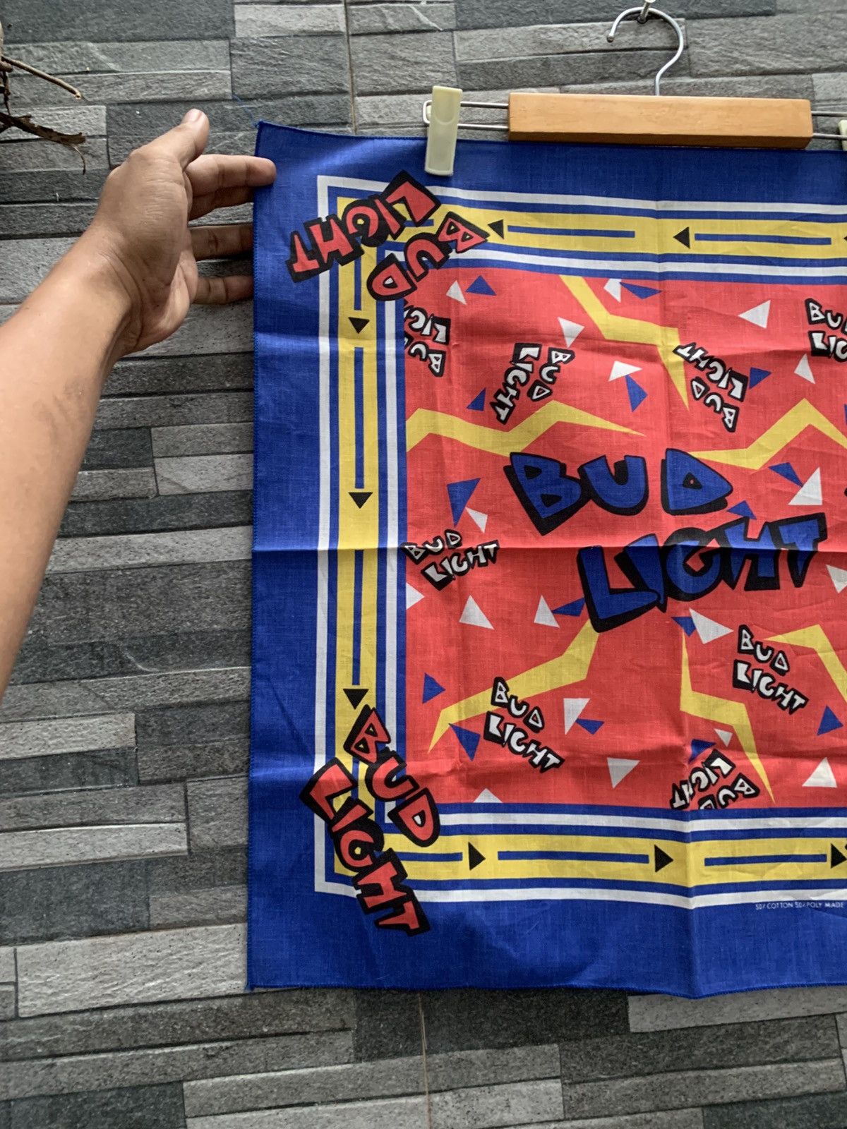 Other Vintage 1989 Bud Light Bandana Size ONE SIZE - 2 Thumbnail