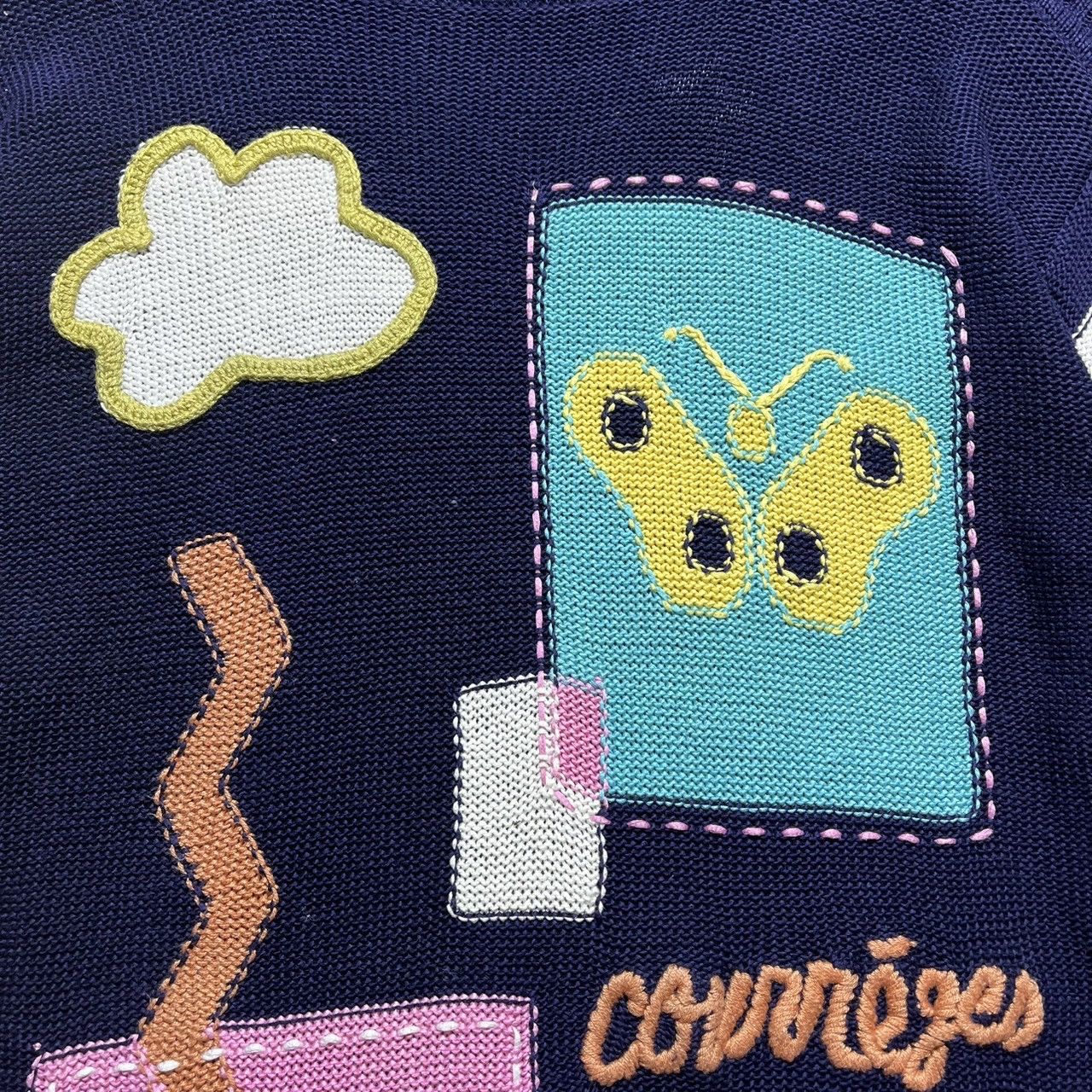 Courreges × Hysteric Glamour Courrèges Knit Sweater Size M / US 6-8 / IT 42-44 - 4 Thumbnail