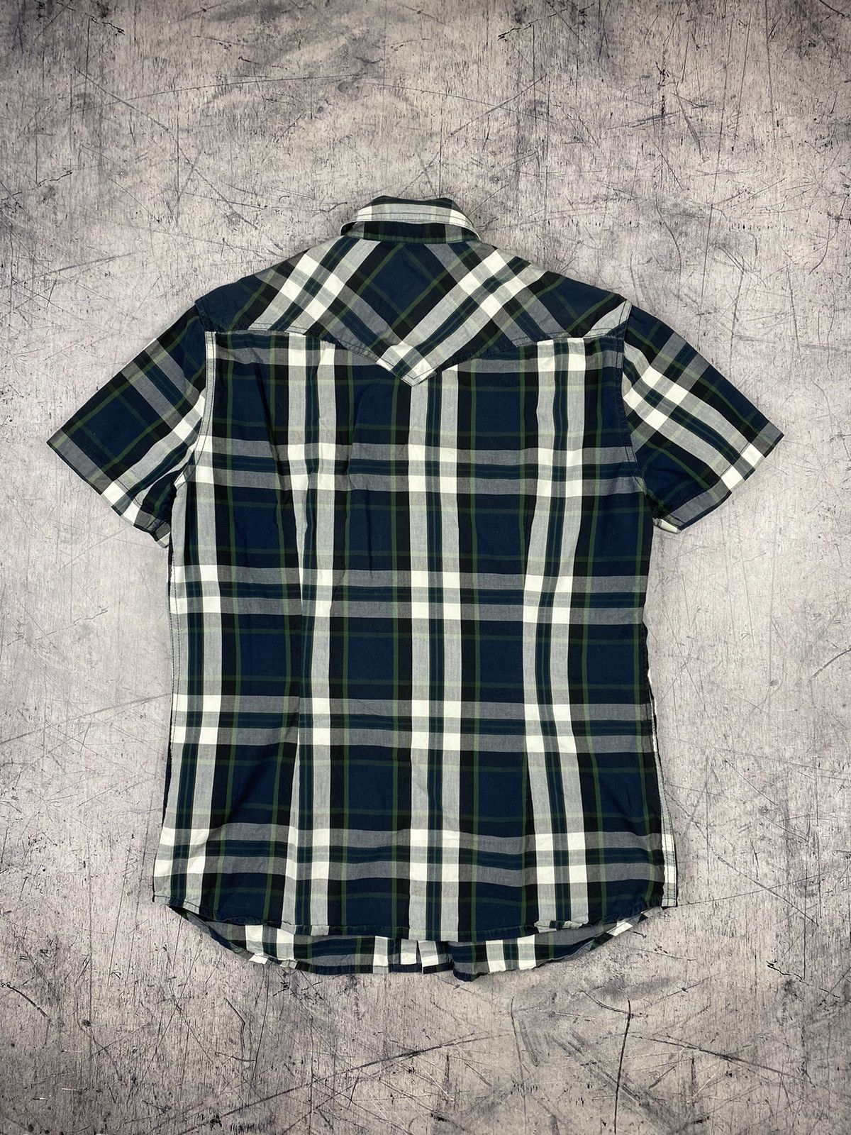Diesel Mens Diesel Button Up Short Sleeve Shirt Size XL Size US XL / EU 56 / 4 - 8 Thumbnail