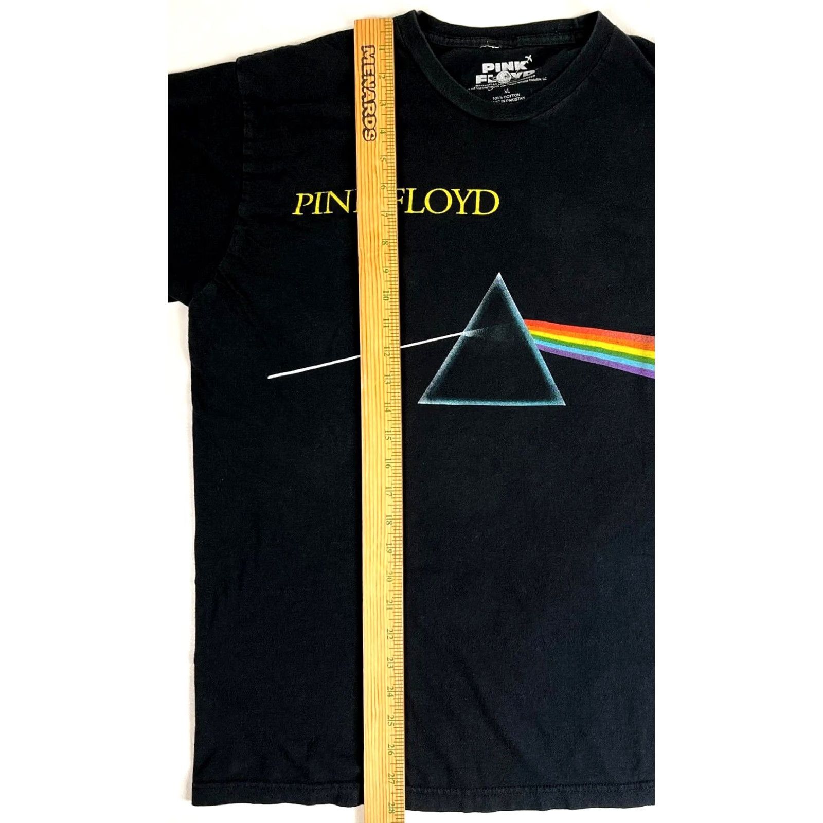 Vintage Pink Floyd T-Shirt Dark Side of the Moon 2014 Officially Licensed Size XL Black Mens Short Sleeve Crew Neck 100% Cotton Size US XL / EU 56 / 4 - 6 Thumbnail