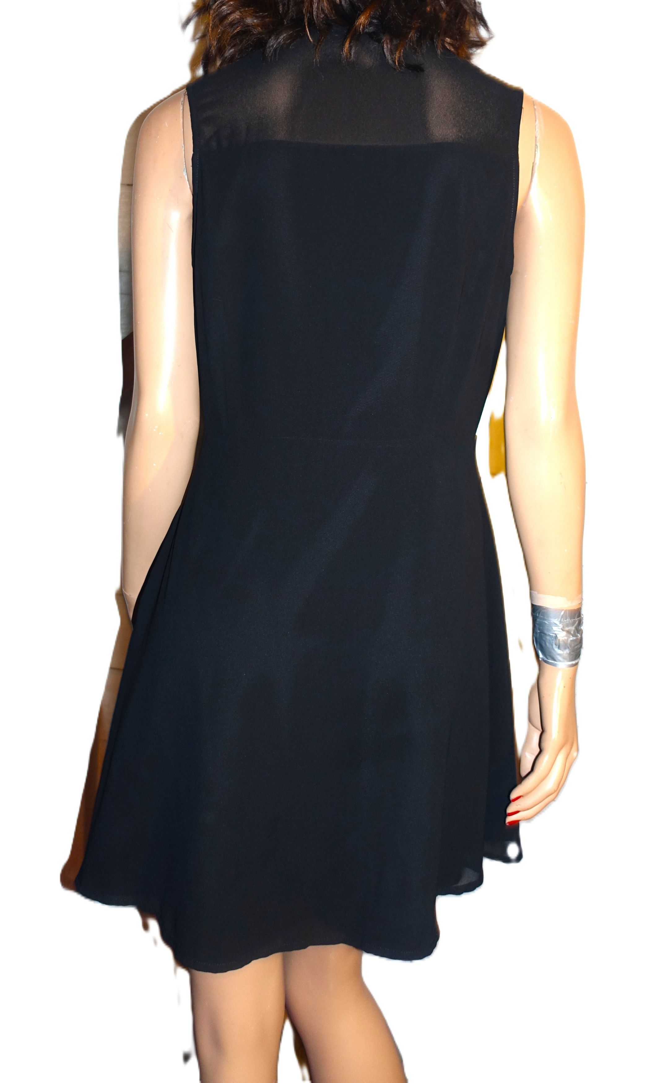 Other Naked Zebra Black Button Up Dress M Size M / US 6-8 / IT 42-44 - 6 Thumbnail