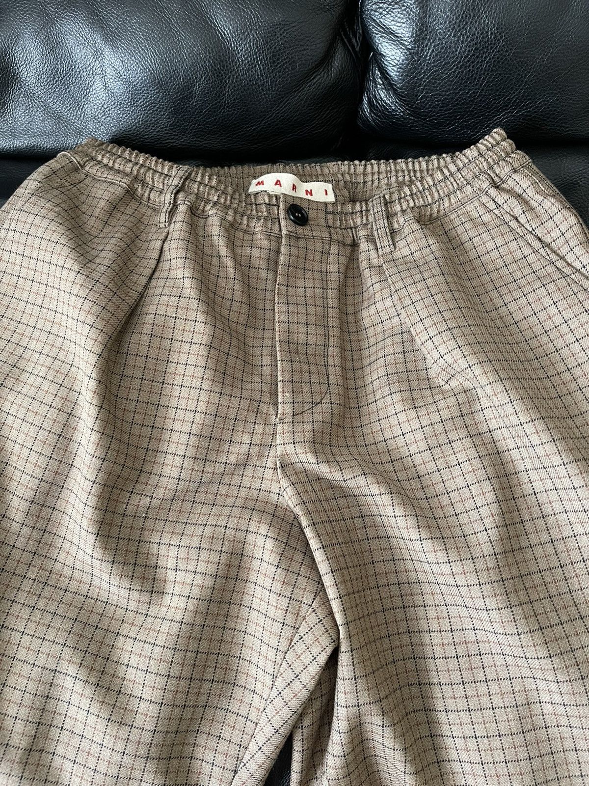 Marni Marni Brown Wool Trousers Size US 34 / EU 50 - 3 Thumbnail