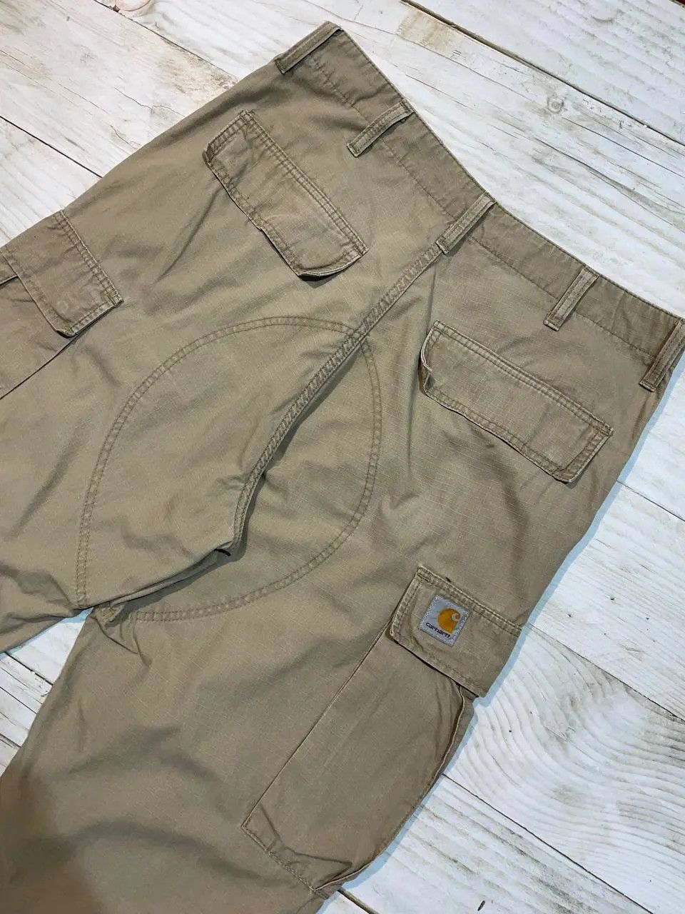 Carhartt Vintage Carhartt WIP Cargo Pants Work Distrissed USA Size US 33 - 2 Thumbnail