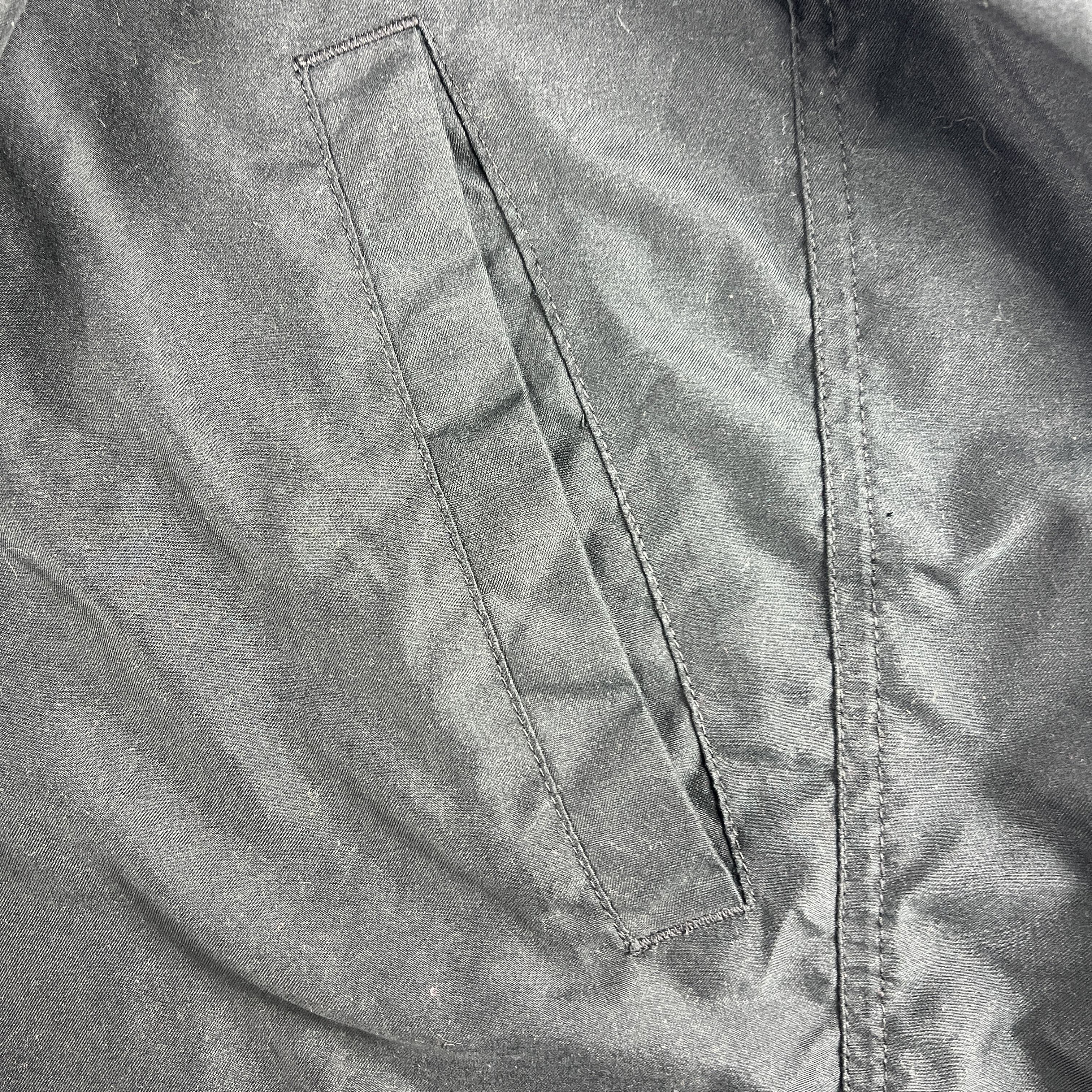 Nike Y2K Nike Track Jacket Black Grey Striped FullZip Long Sleeve Size US L / EU 52-54 / 3 - 4 Thumbnail