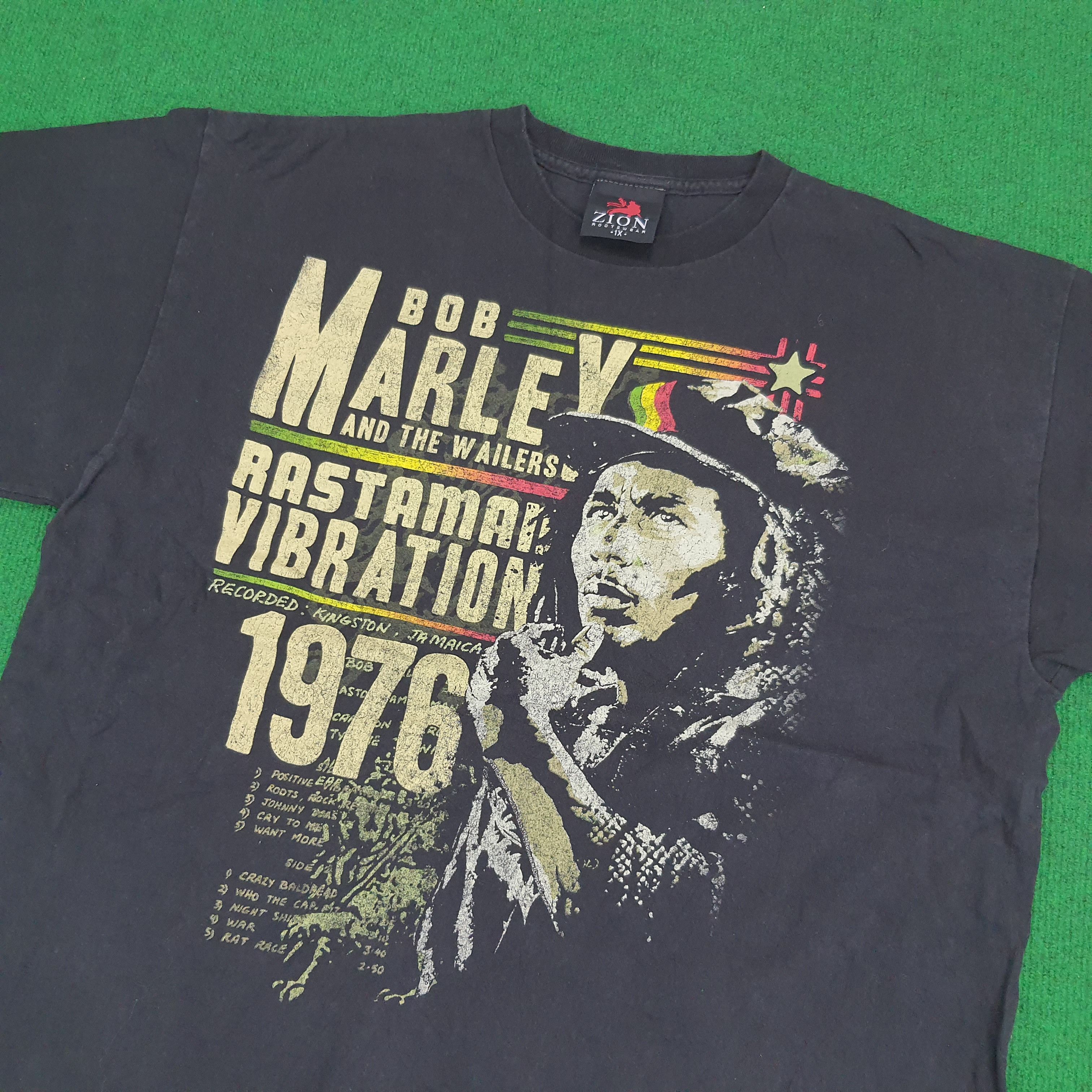 Bob Marley Vintage Bob Marley Rastaman Vibration T-shirt Size US XL / EU 56 / 4 - 2 Thumbnail