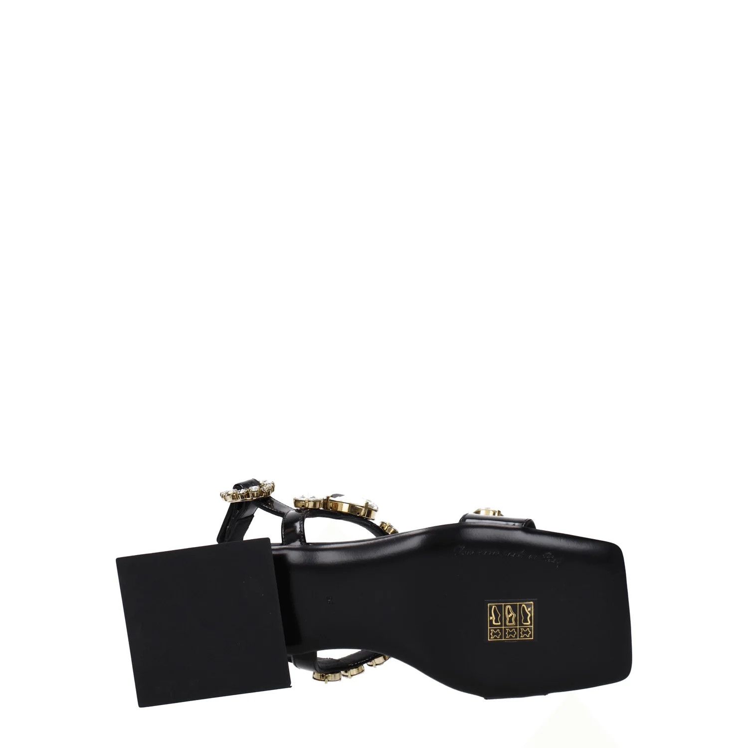 Dolce & Gabbana ob1o1e1124 Leather Sandals in Black Size US 6 / IT 36 - 5 Thumbnail