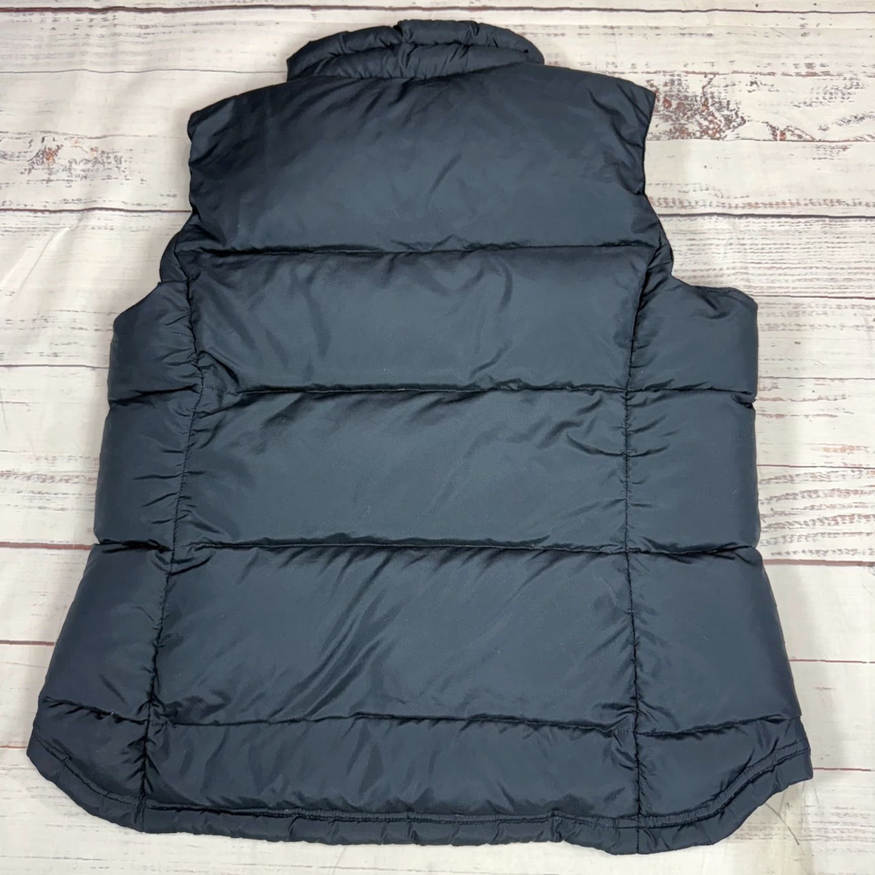 J.Crew J.CREW Women's Blue Puffer Down Vest Full Zip Snap Pockets Outdoor Size L (Vest) Size L / US 10 / IT 46 - 3 Thumbnail