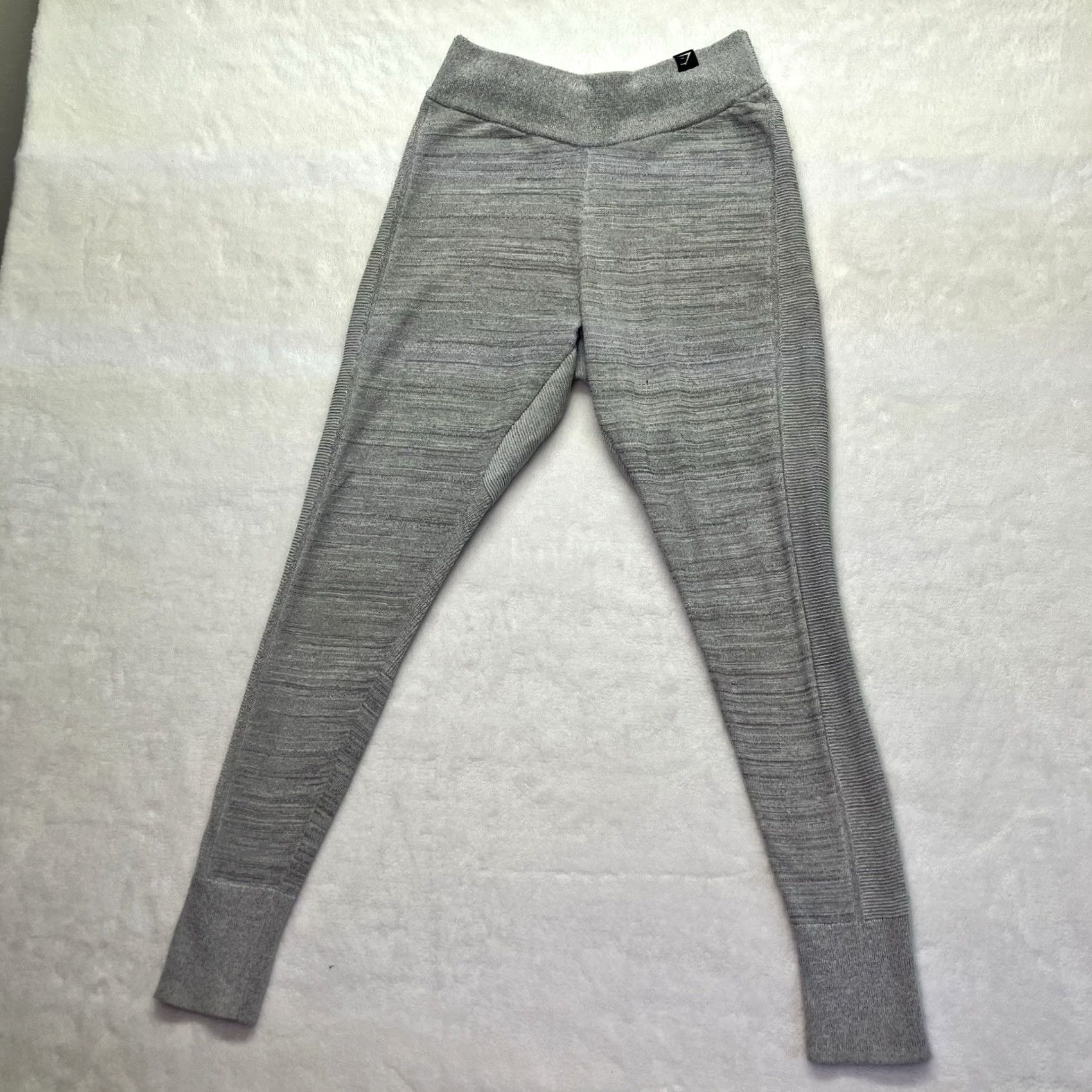 Gymshark Gymshark Time Out Leggings Jogger Running Tight Knit Gray Womens Size M Size 32" / US 10 / IT 46 - 3 Thumbnail
