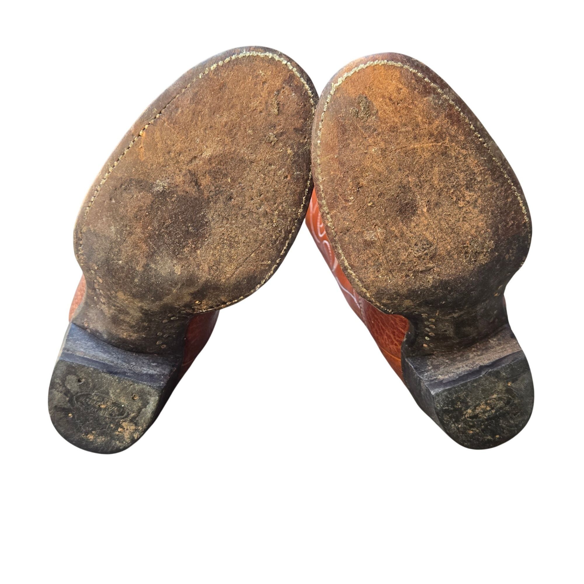Other Hondo Cowboy Boots Vintage Western Wear Womens 5.5 B Country Size US 5.5 / IT 35.5 - 8 Thumbnail