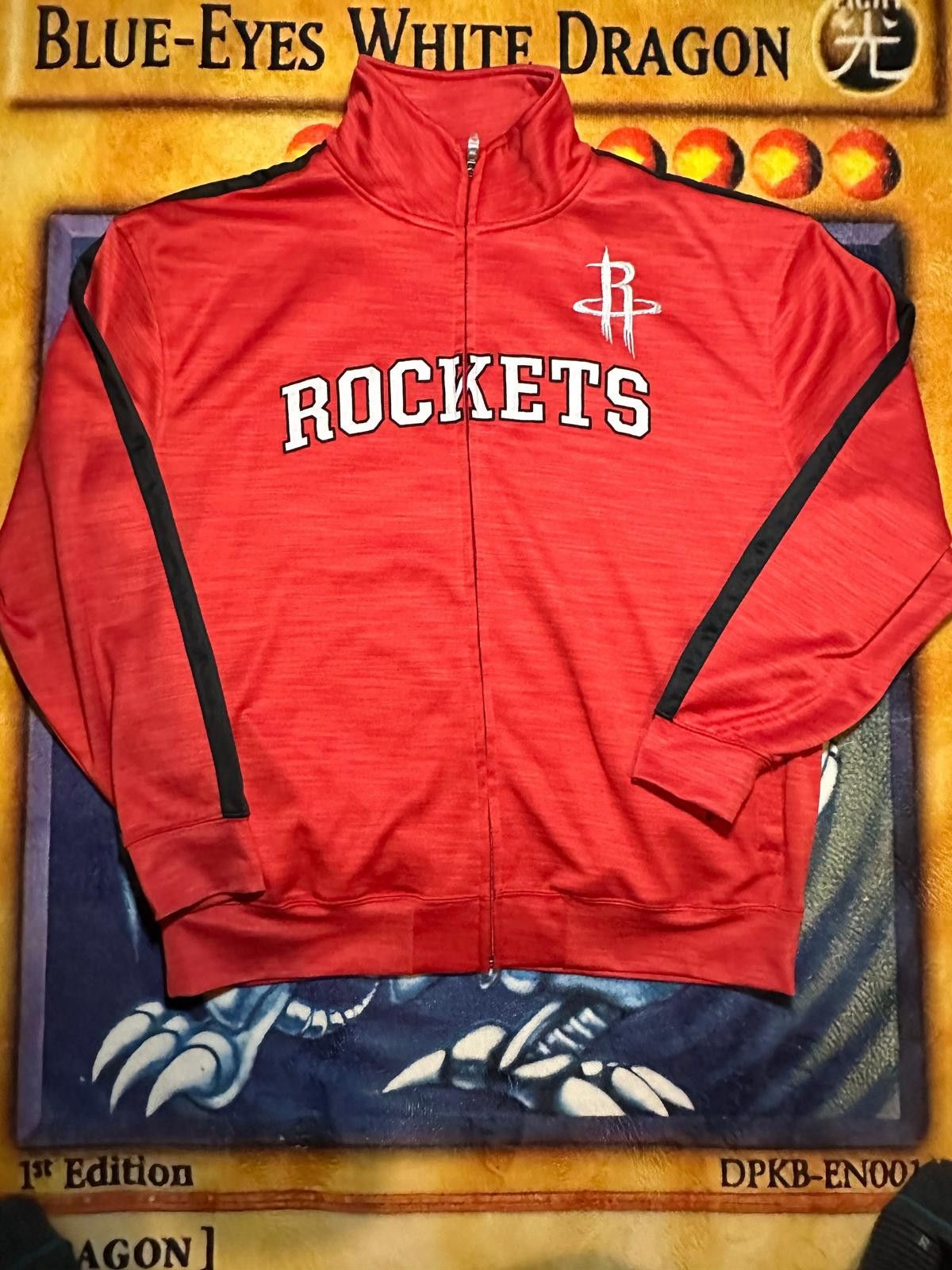 Starter Starter Houston Rockets Red Full Zip Sports Jacket 2XL Size US XXL / EU 58 / 5 - 4 Thumbnail