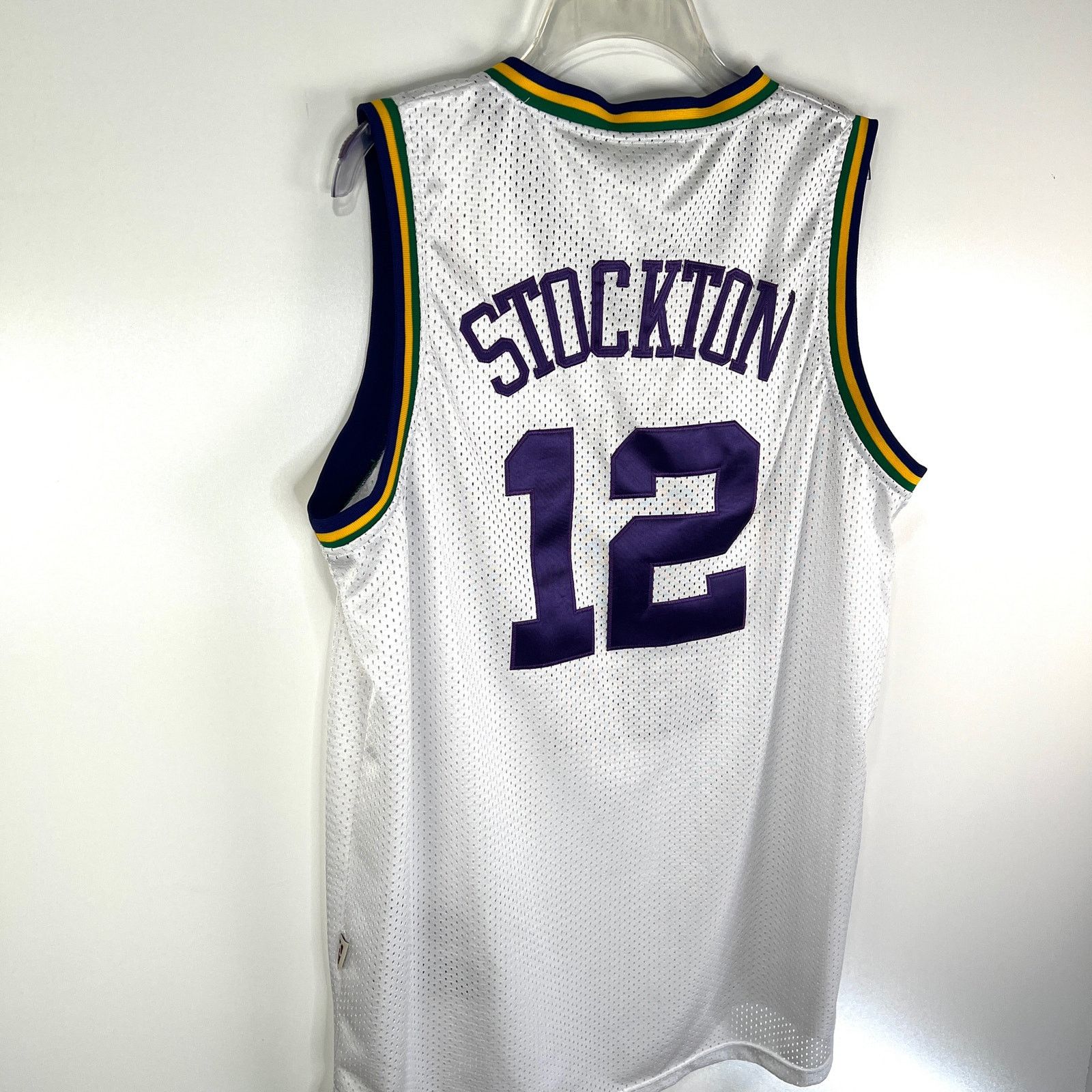 NBA NBA Adidas Stockton Basketball Jersey Utah Jazz Size US XL / EU 56 / 4 - 6 Thumbnail