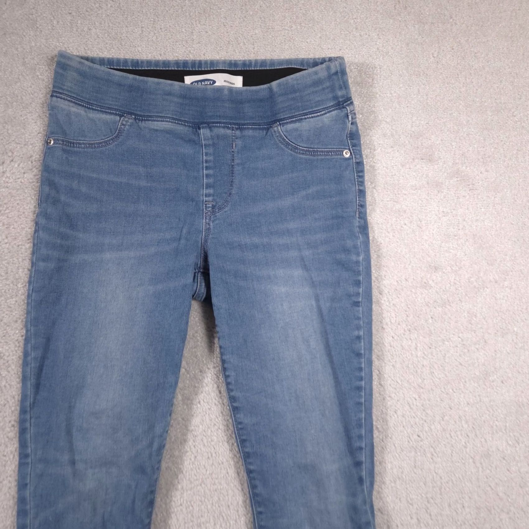 Old Navy Old Navy Jegging Jeans Womens 4 Blue Denim Pull On Ankle Stretch Size 27" / US 4 / IT 40 - 3 Thumbnail