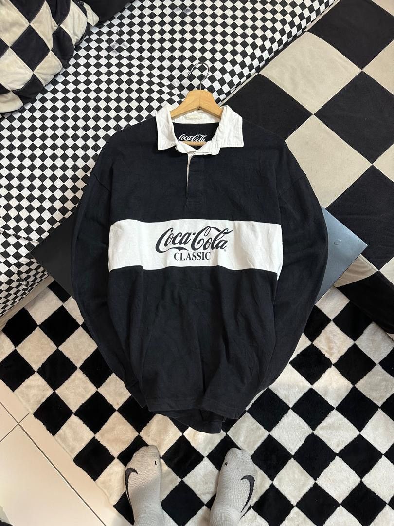 Coca Cola × GU GU COCA COLA RUGBY SHIRT Size US L / EU 52-54 / 3 - 1 Thumbnail
