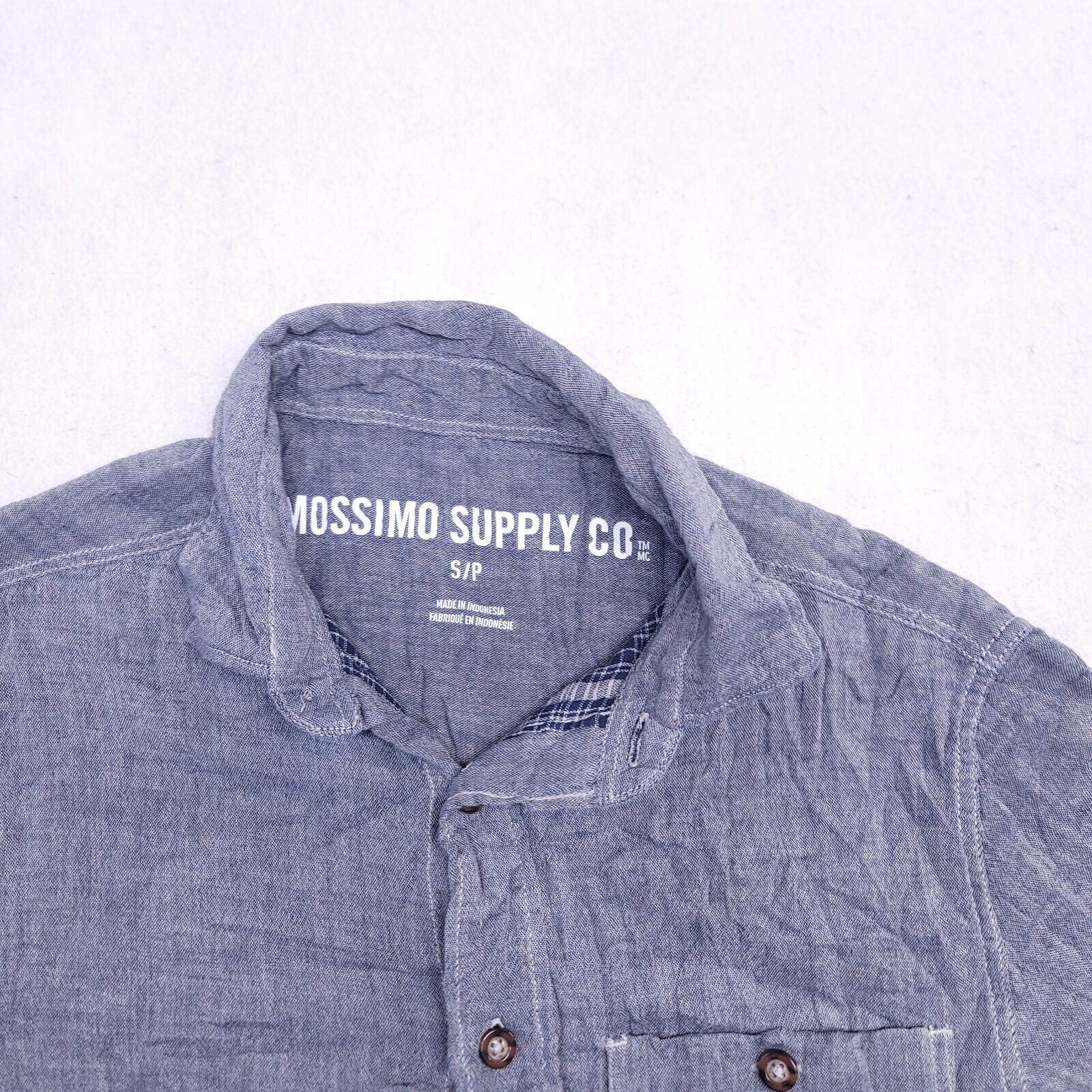 Mossimo Mossimo Supply Co Button Up Shirt Adult Mens Size Small Gray Size US S / EU 44-46 / 1 - 1 Thumbnail