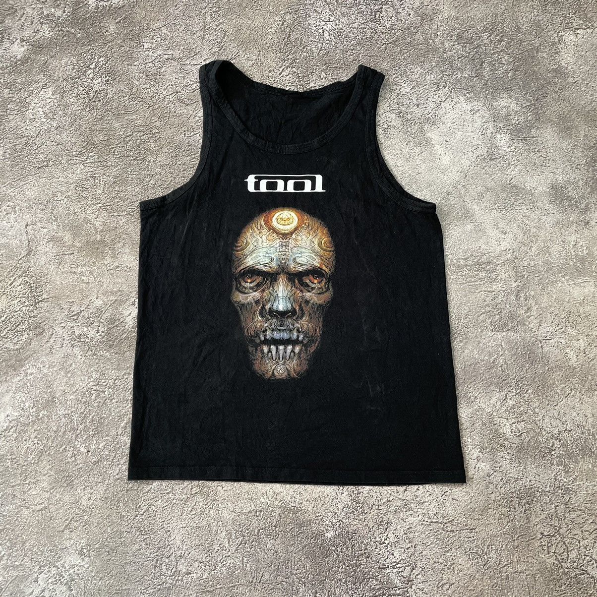 Vintage Vintage 00s Tool Band Graphic Tee Dark Horror Grunge Slim M Size US M / EU 48-50 / 2 - 2 Thumbnail