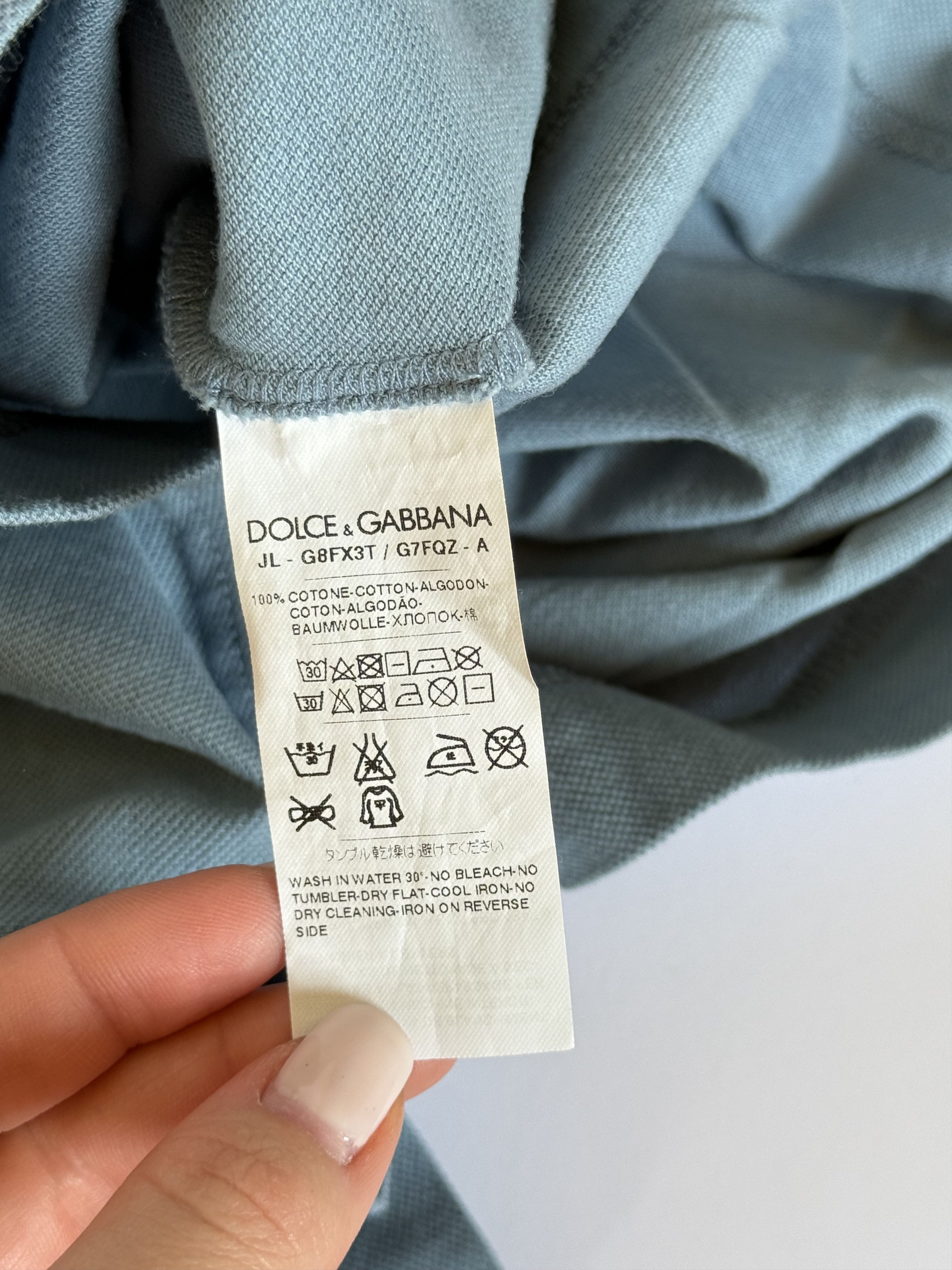 Dolce & Gabbana Dolce Gabbana Polo logo Size US XL / EU 56 / 4 - 2 Thumbnail