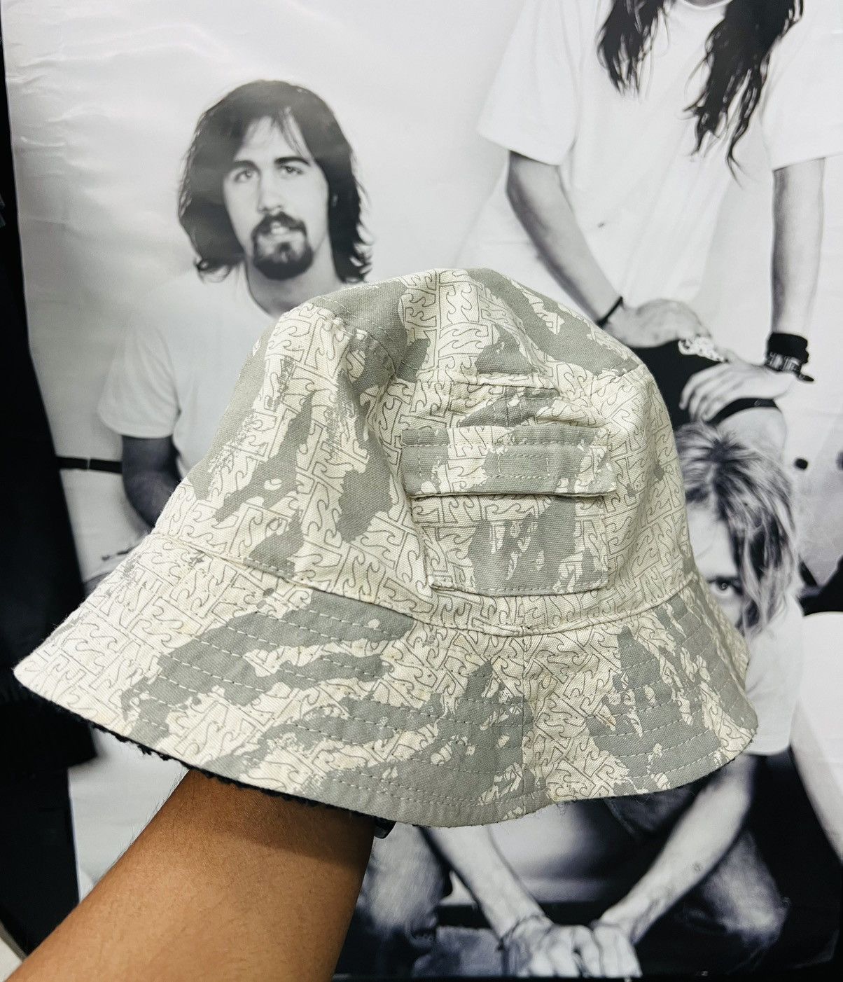Billabong Vintage Billabong Reversible Bucket Hat Size ONE SIZE - 3 Thumbnail
