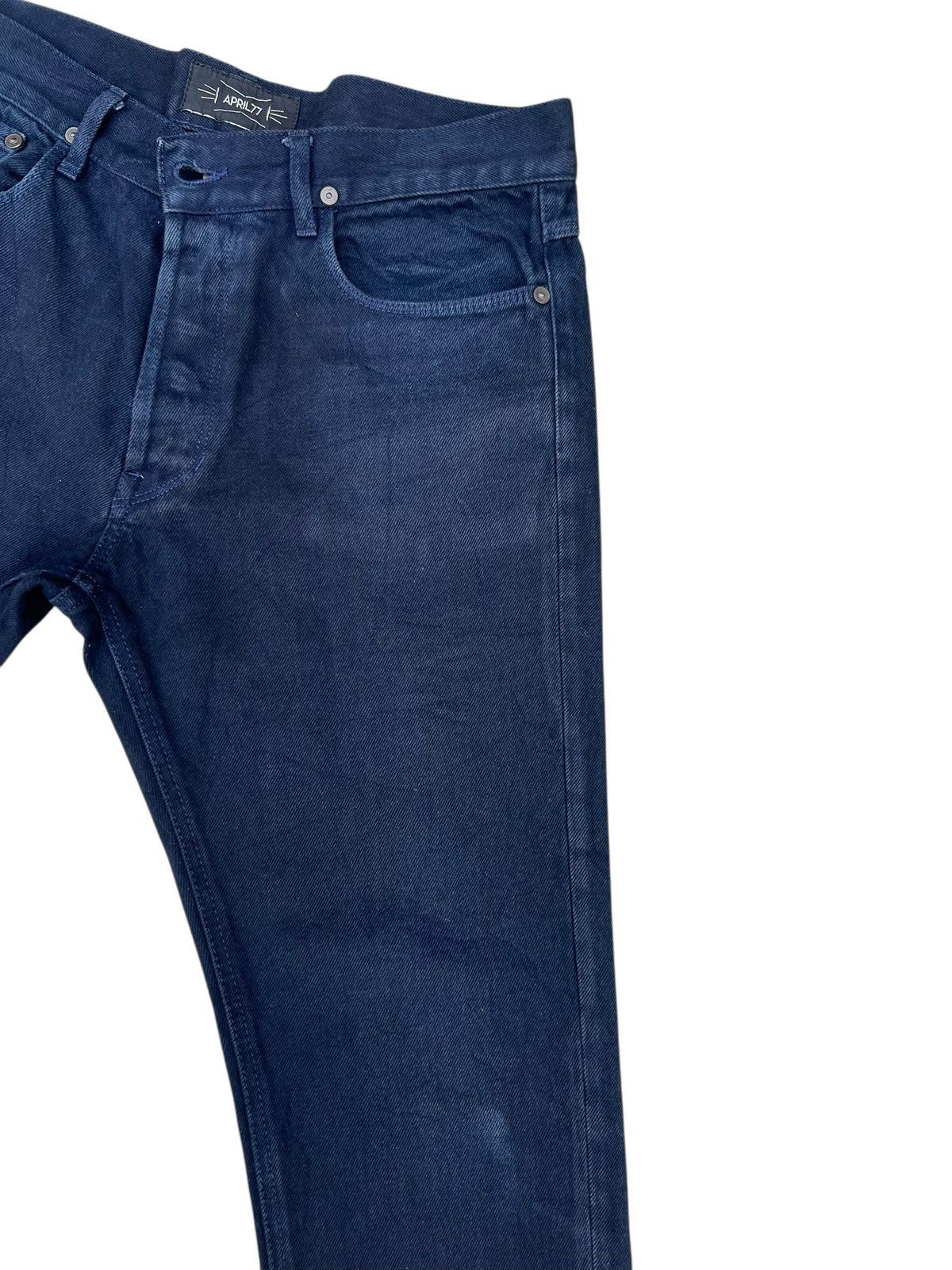 April 77 April 77 Made in Morocco Blue Black Denim Dictator Jeans Size US 30 / EU 46 - 11 Thumbnail