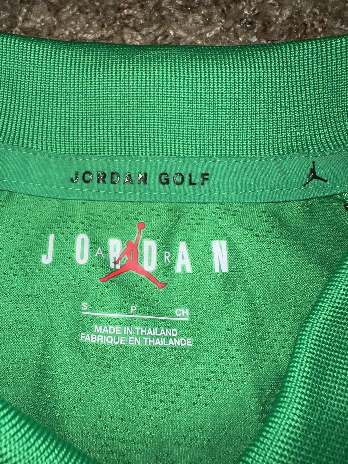 Designer Air Jordan Men’s Dri-Fit ADV Green Sport Golf Polo Shirt Size US S / EU 44-46 / 1 - 4 Thumbnail