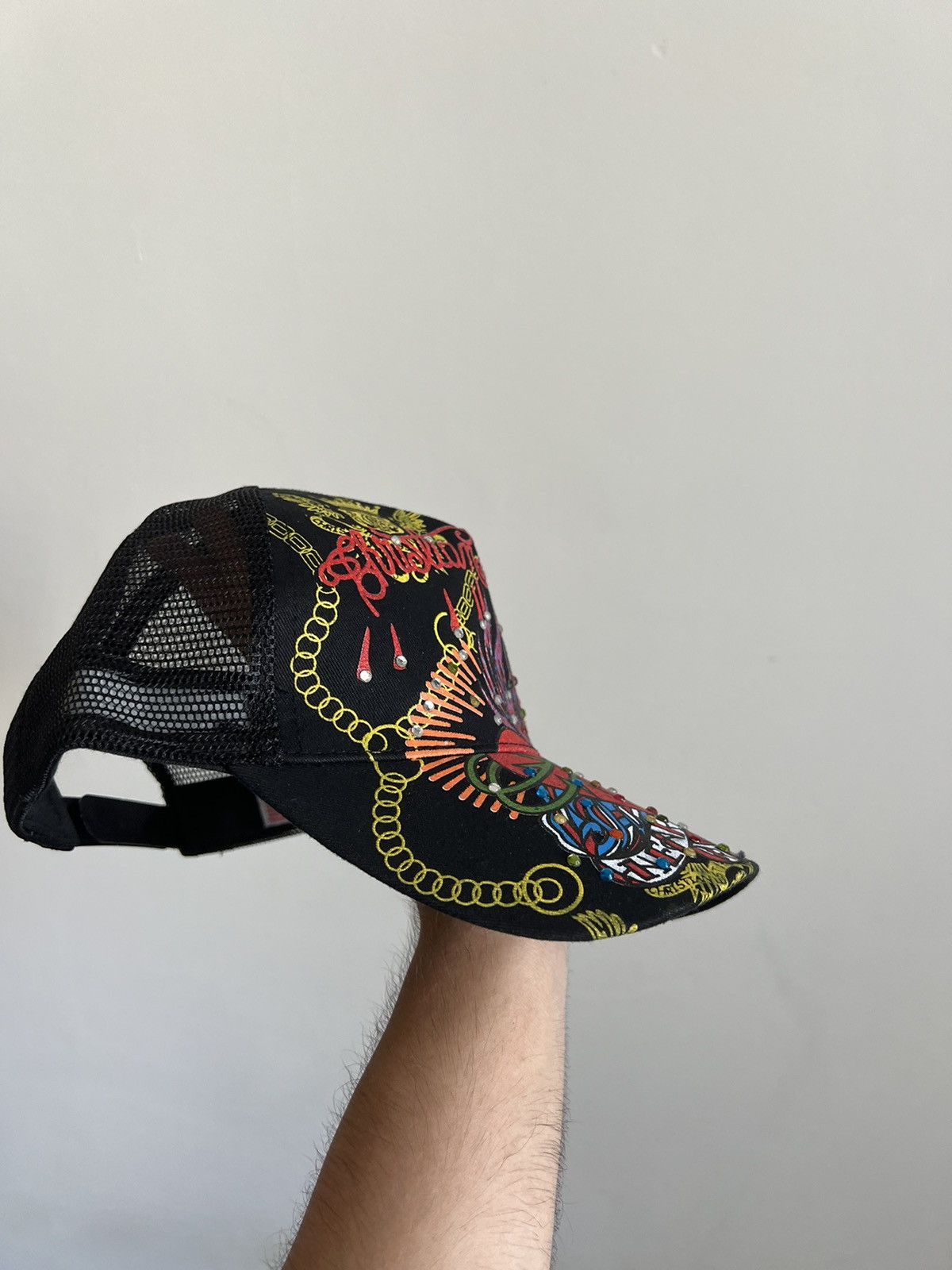 Christian Audigier × Ed Hardy × Vintage Vintage Christian Audigier Ed Hardy cap y2k style Size ONE SIZE - 3 Thumbnail