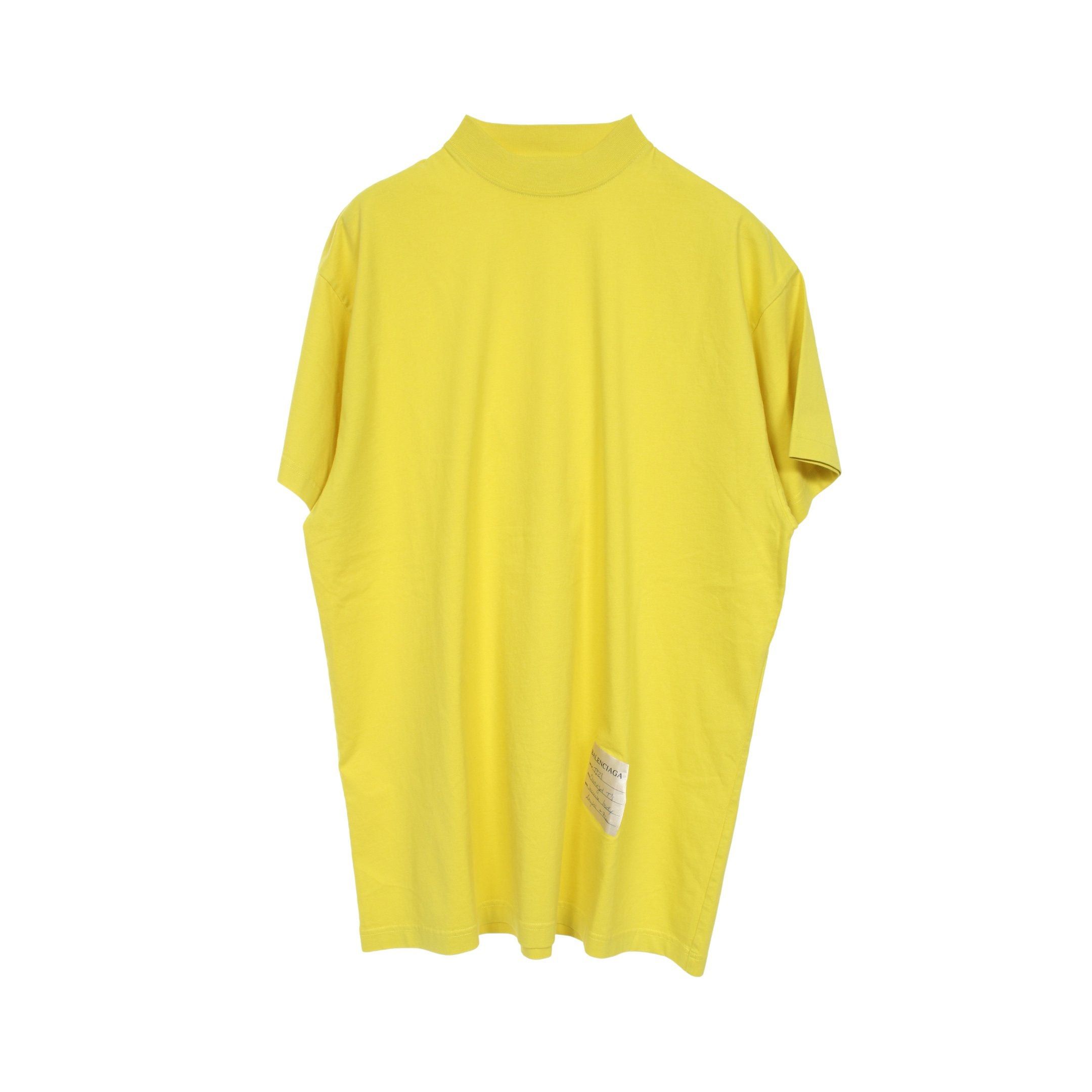 Balenciaga Balenciaga Sample Sticker T-Shirt Cotton Yellow Size ONE SIZE - 1 Thumbnail