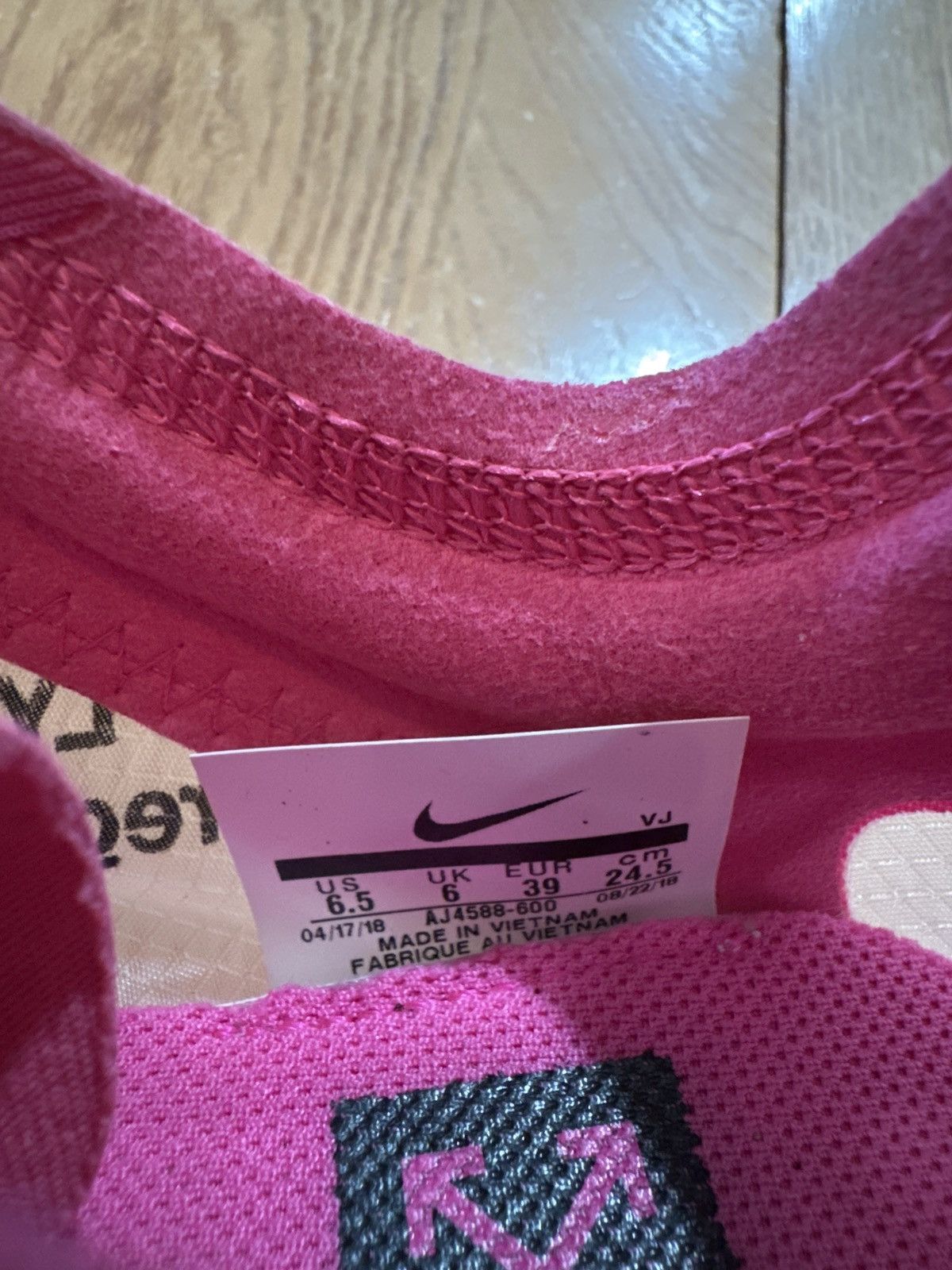 Nike × Off-White Off-White Nike Zoom Fly “tulip pink” Size US 6.5 / EU 39-40 - 7 Thumbnail