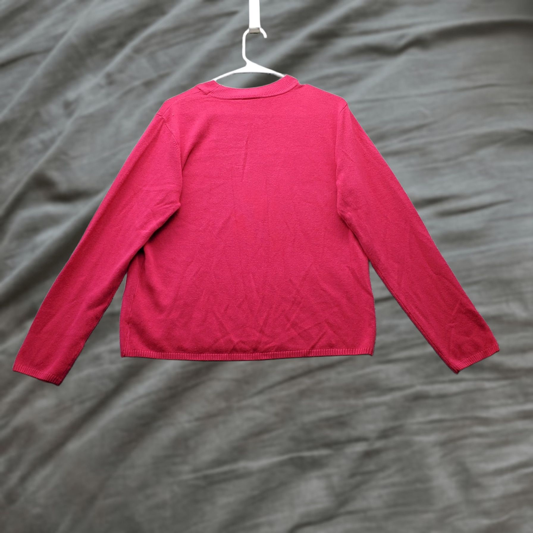 Vintage Kim Rogers Signature Cashmalon Sweater Women Size XL Pink Crew Neck Long Sleeve Size XL / US 12-14 / IT 48-50 - 1 Thumbnail