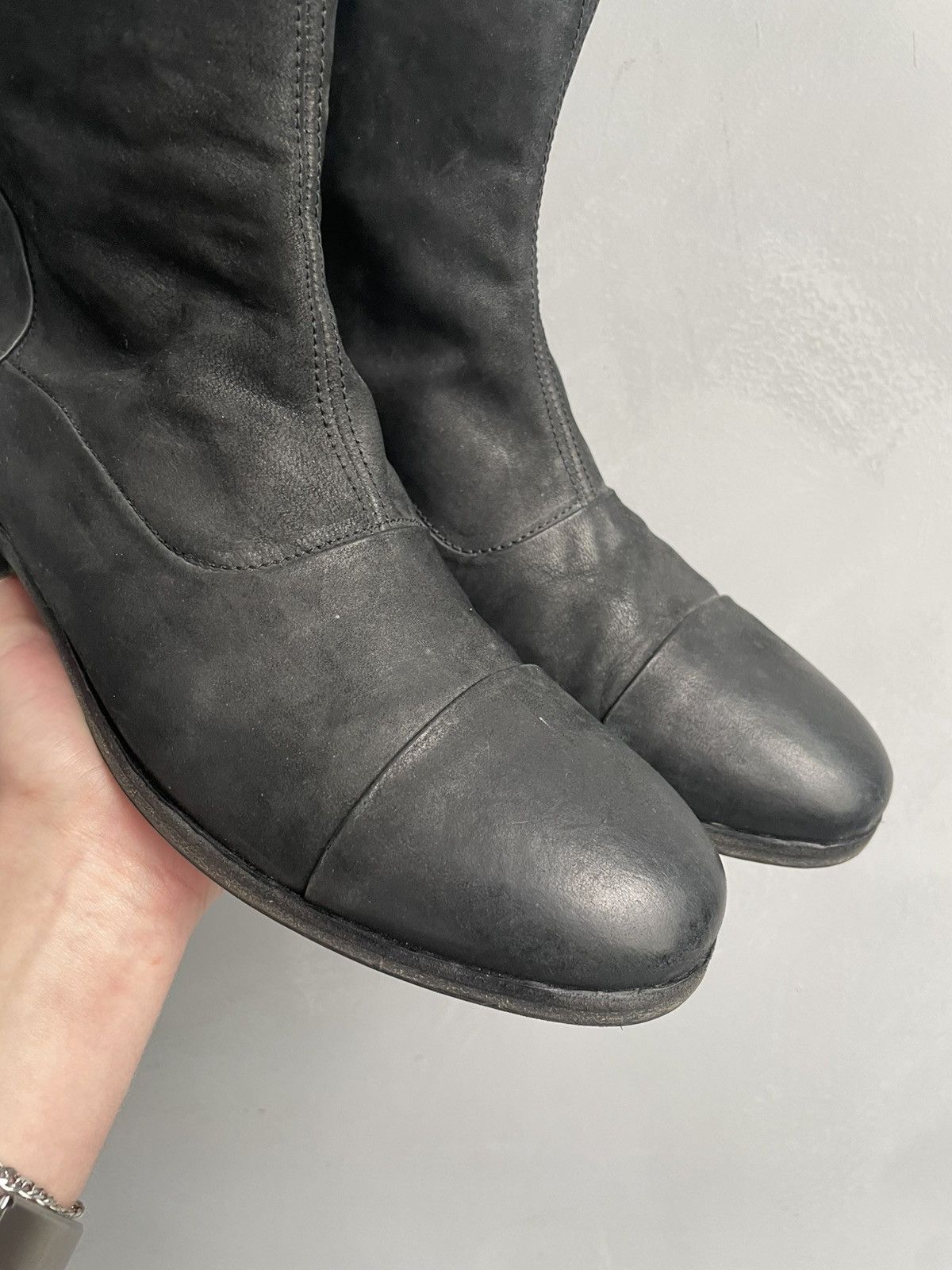 Hedi Slimane Rare black opium leather hedi slimane style zipper boots Size US 8 / EU 41 - 3 Thumbnail