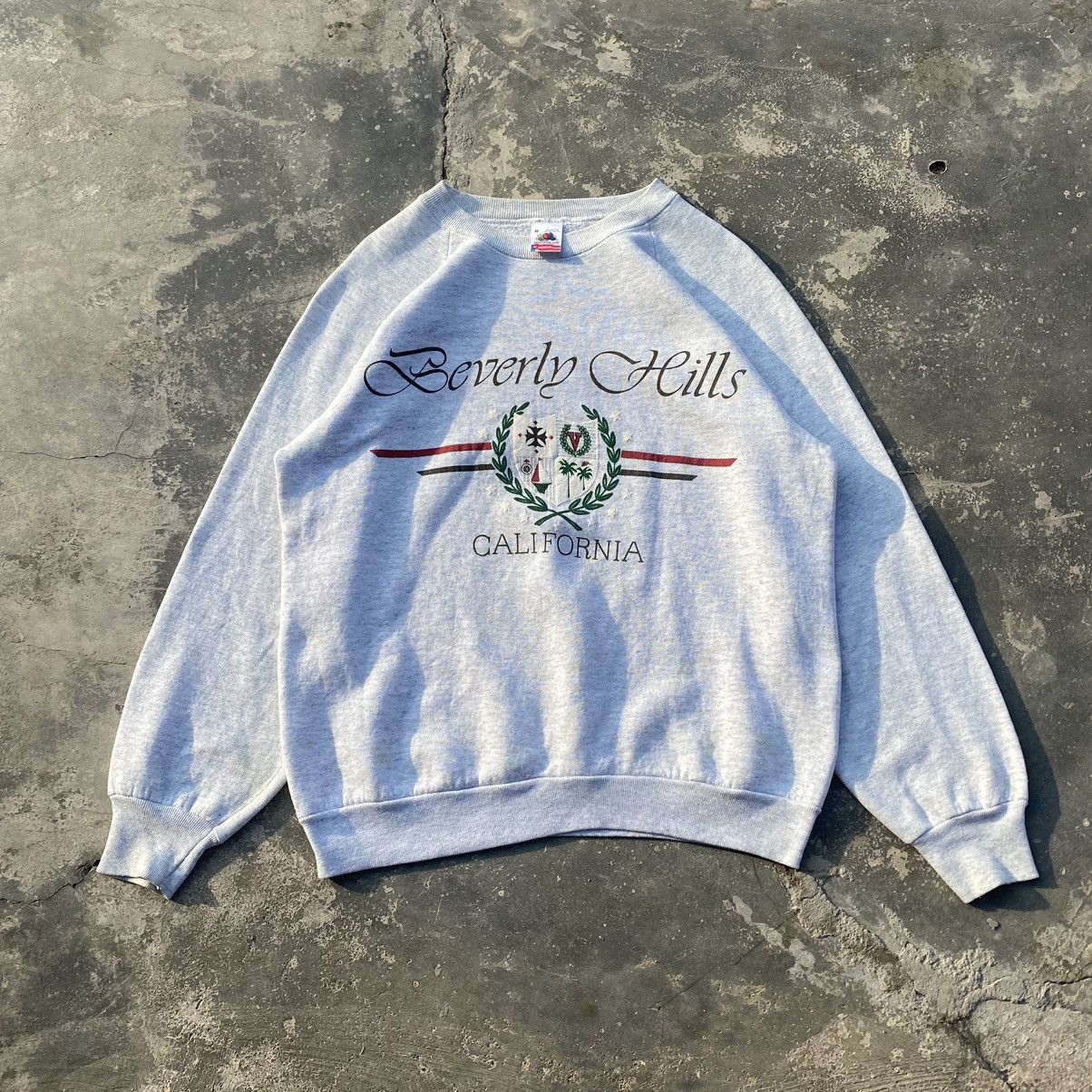 Vintage 90s Beverly Hills California sweatshirt SGW005 Size US M / EU 48-50 / 2 - 1 Thumbnail