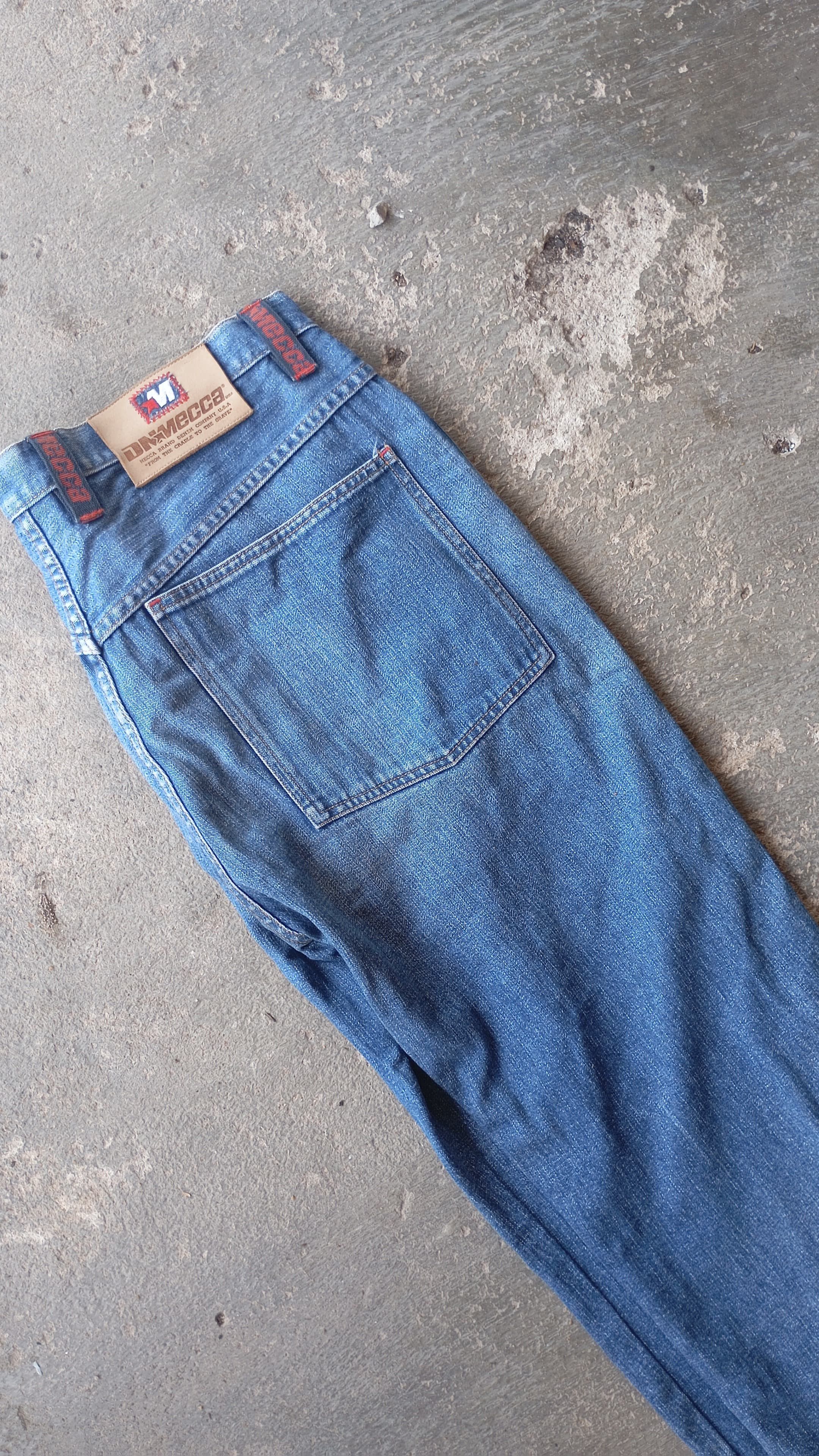 Japanese Brand Vintage y2k Mecca baggy jeans Size US 34 / EU 50 - 2 Thumbnail