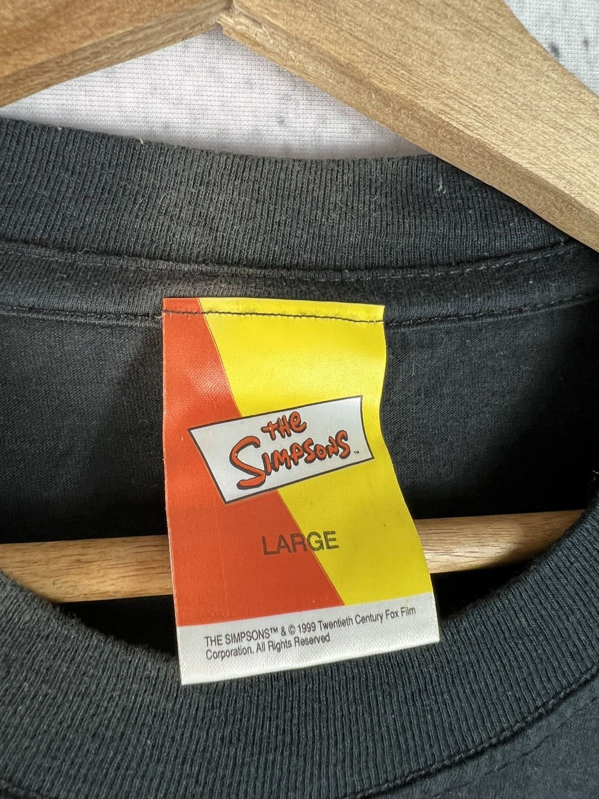 The Simpsons × Vintage 1999 Vintage Bart Simpsons Ass Black T-Shirt Size US L / EU 52-54 / 3 - 3 Thumbnail