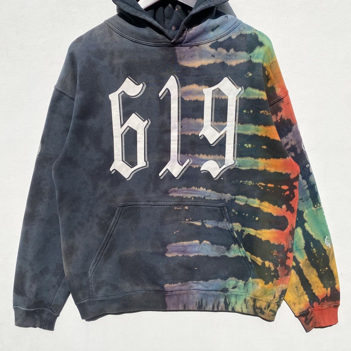 WWE Vintage 2003 Rey Mysterio 619 WWE Hoodie Tie Dye SunFaded Size US M / EU 48-50 / 2 - 5 Thumbnail