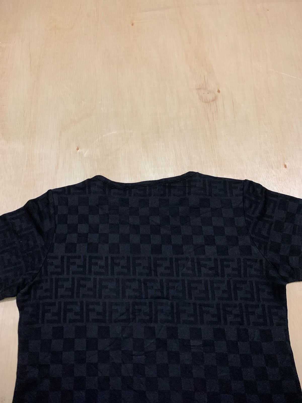 Fendi × Vintage Vintage Fendi Monogram Tshirt Size M / US 6-8 / IT 42-44 - 4 Thumbnail