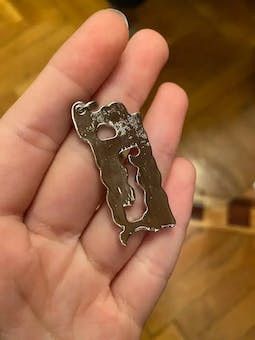 Vintage PXSSY WAGON Letter Metal Enamel Keychains Size ONE SIZE - 5 Thumbnail