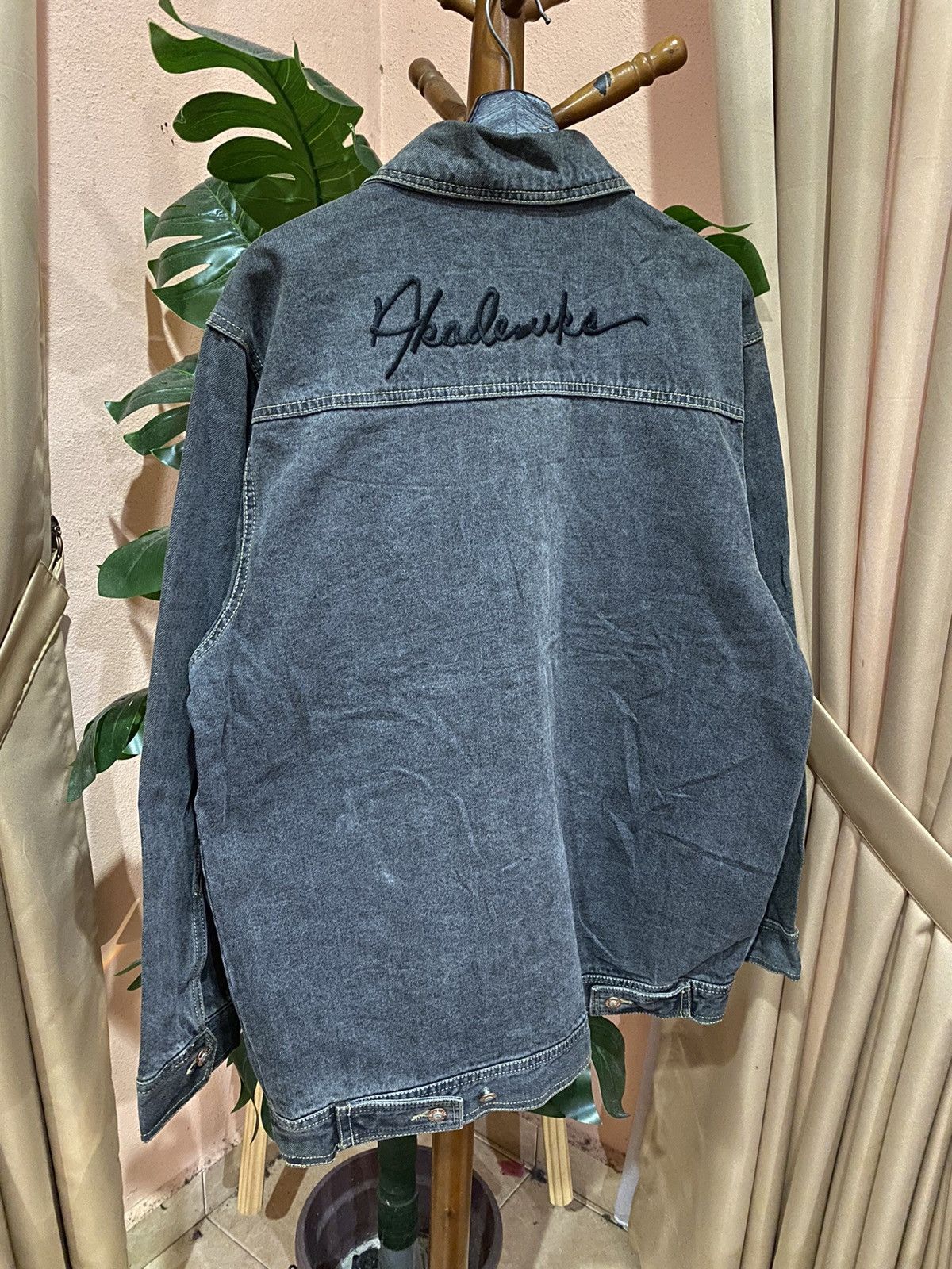 Akademiks VINTAGE Y2K AKADEMIKS DENIM JACKET Size US L / EU 52-54 / 3 - 12 Thumbnail